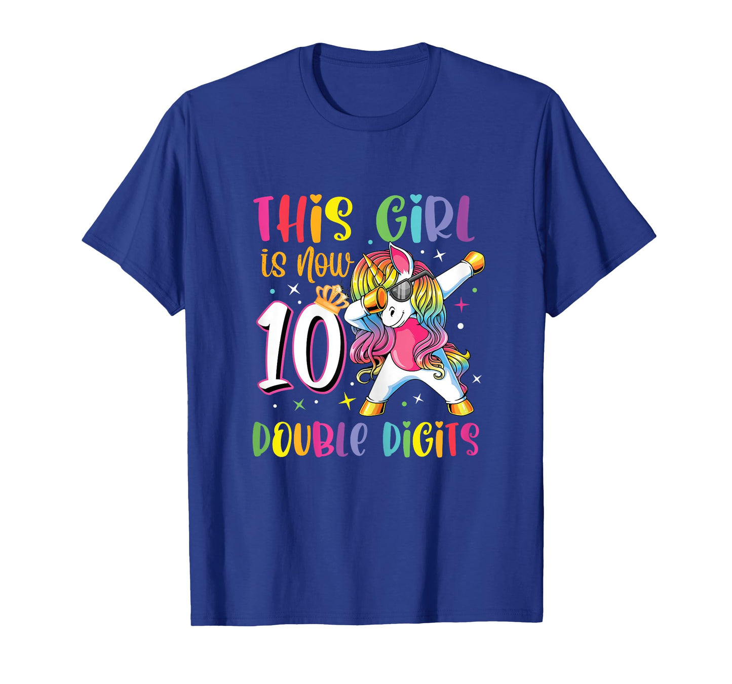 This Girl Is Now 10 Double Digits Shirt 10th birthday Gift T-Shirt