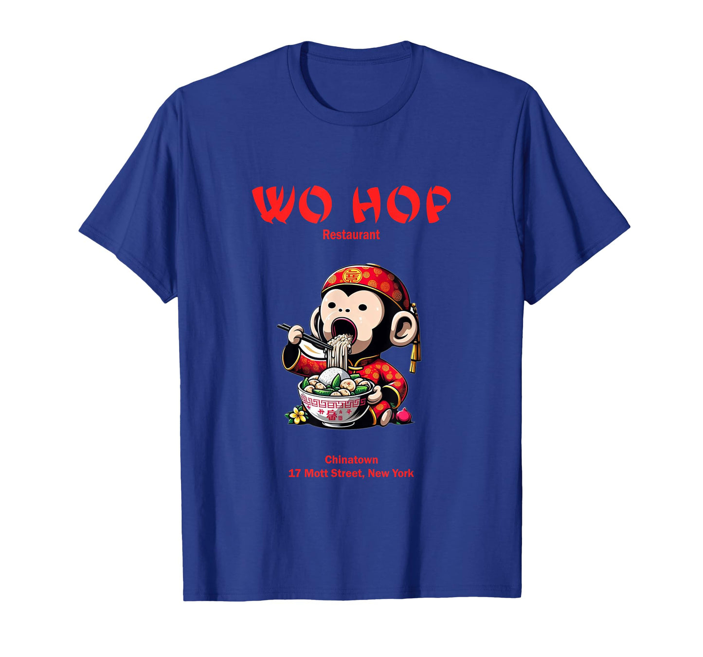 Look Wo hop Restaurant Chinatown, Monkey T-Shirt