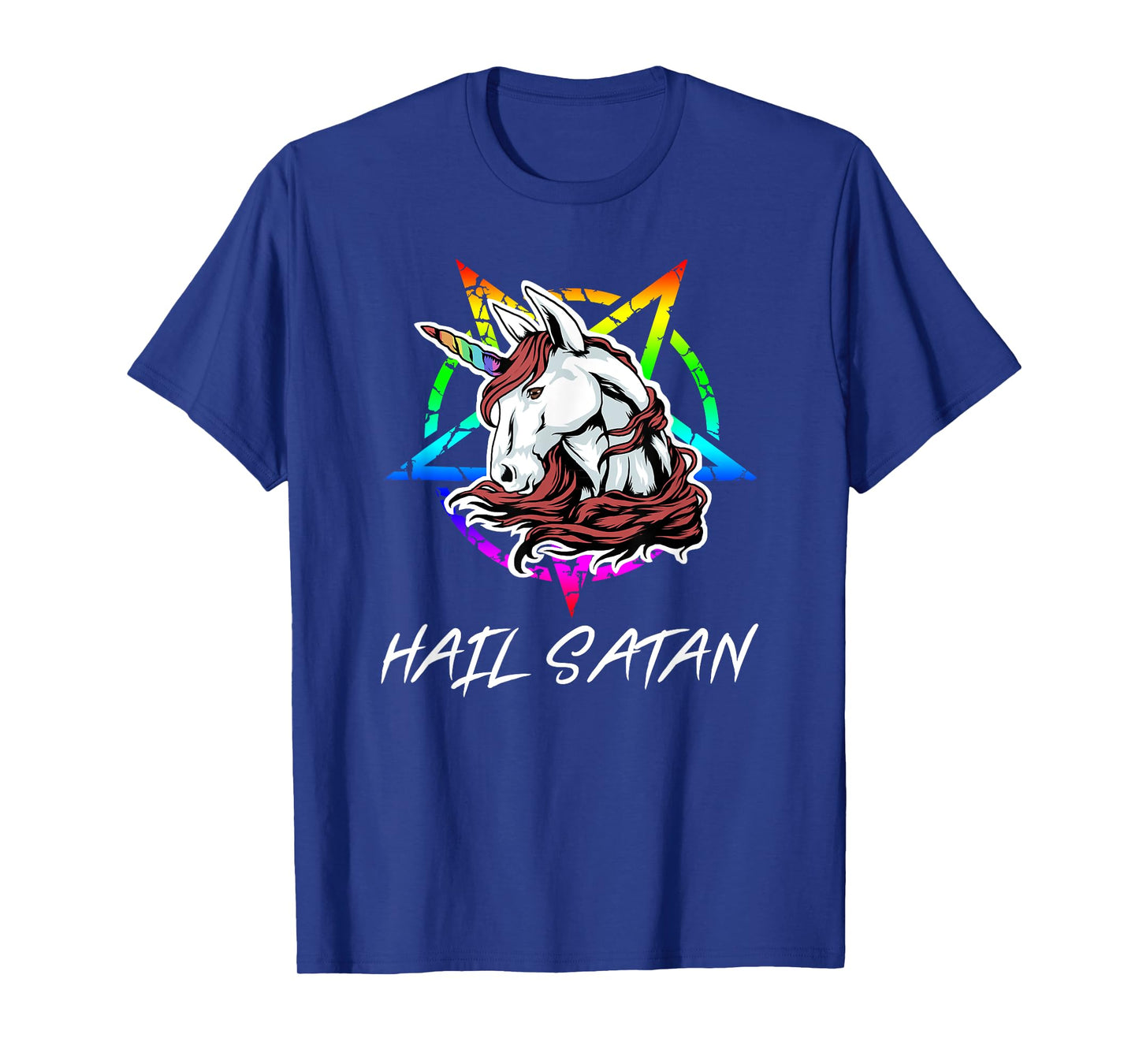 Hail Satan TShirt | Funny Unicorn Shirt T-Shirt