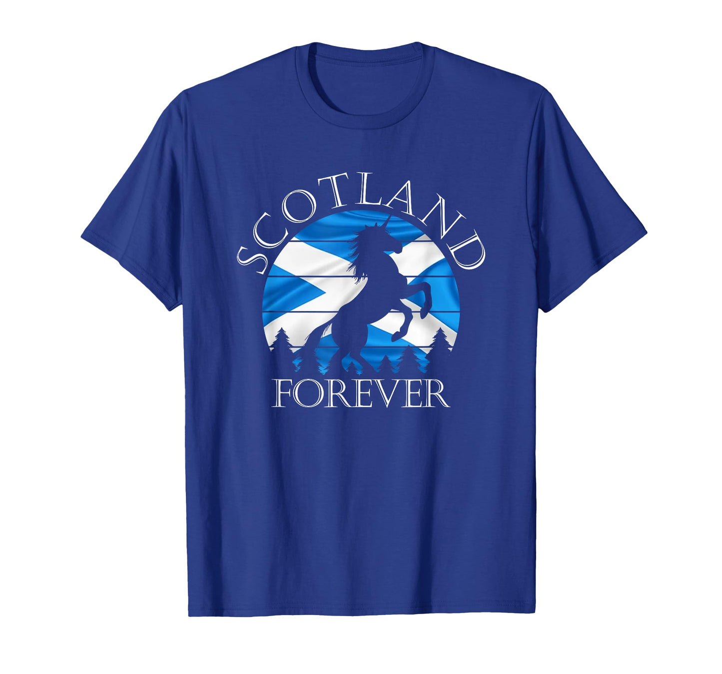 Scottish Pride Scotland Unicorn Scotland Flag Saltire T-Shirt