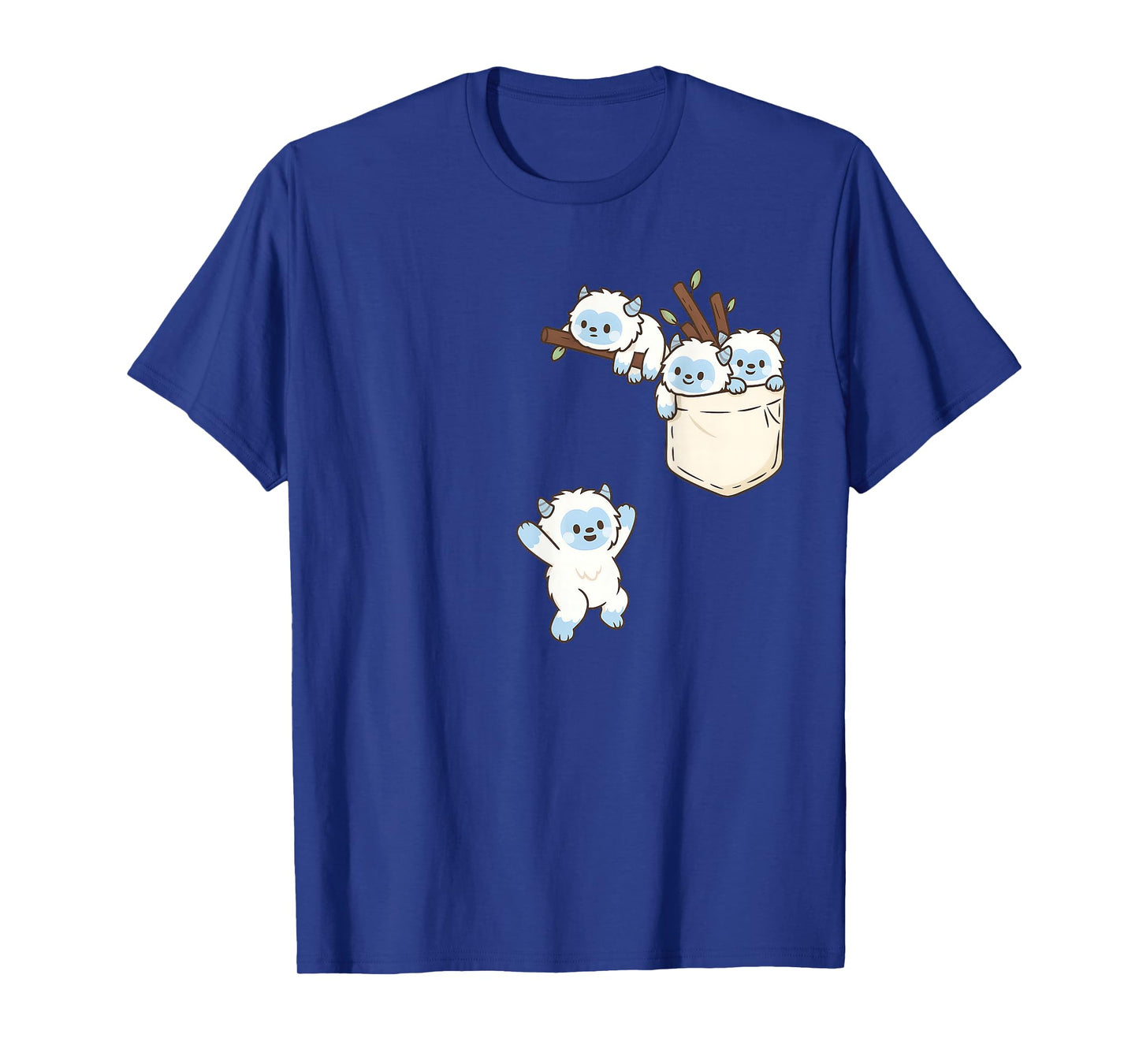 Funny Yeti Cute Playing T-Shirt