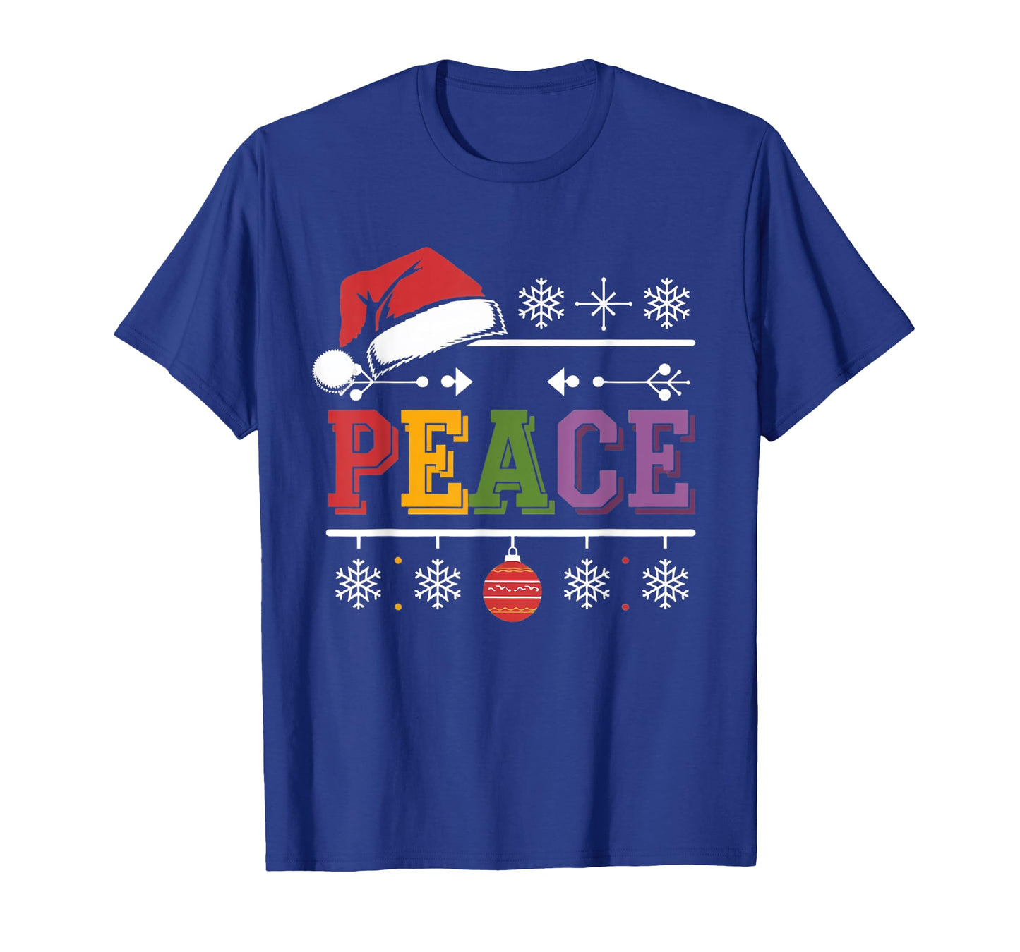 I Come In Peace - I'm Peace Xmas Matching Couples Christmas T-Shirt