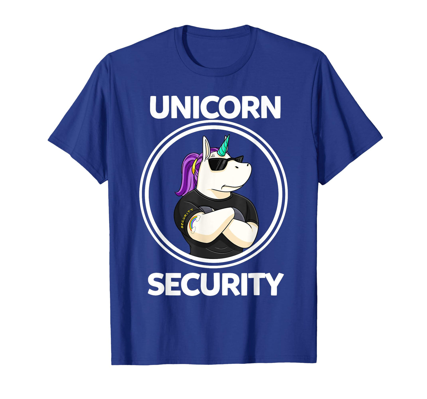 Unicorn Security Birthday Mens Boys Dad Gift T-Shirt