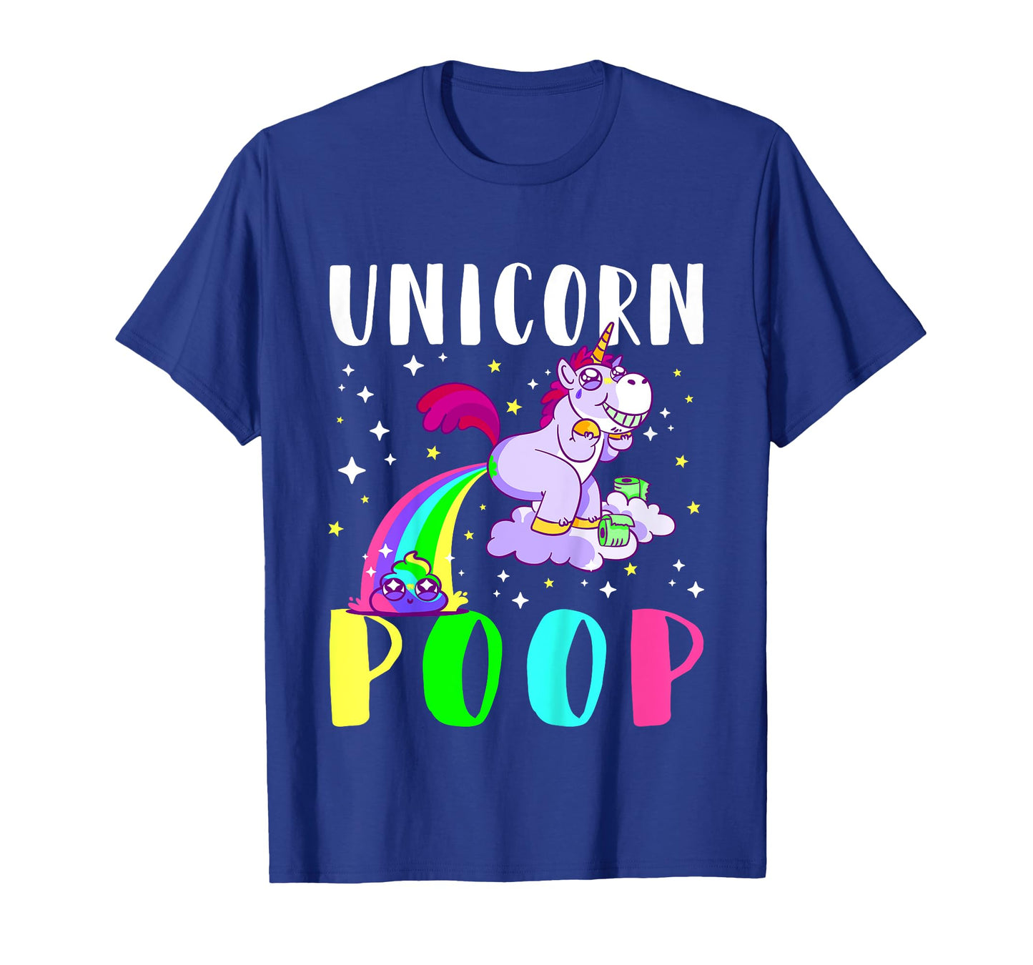 Funny Unicorn Rainbow Poop Tee Cute Toddler T-Shirt