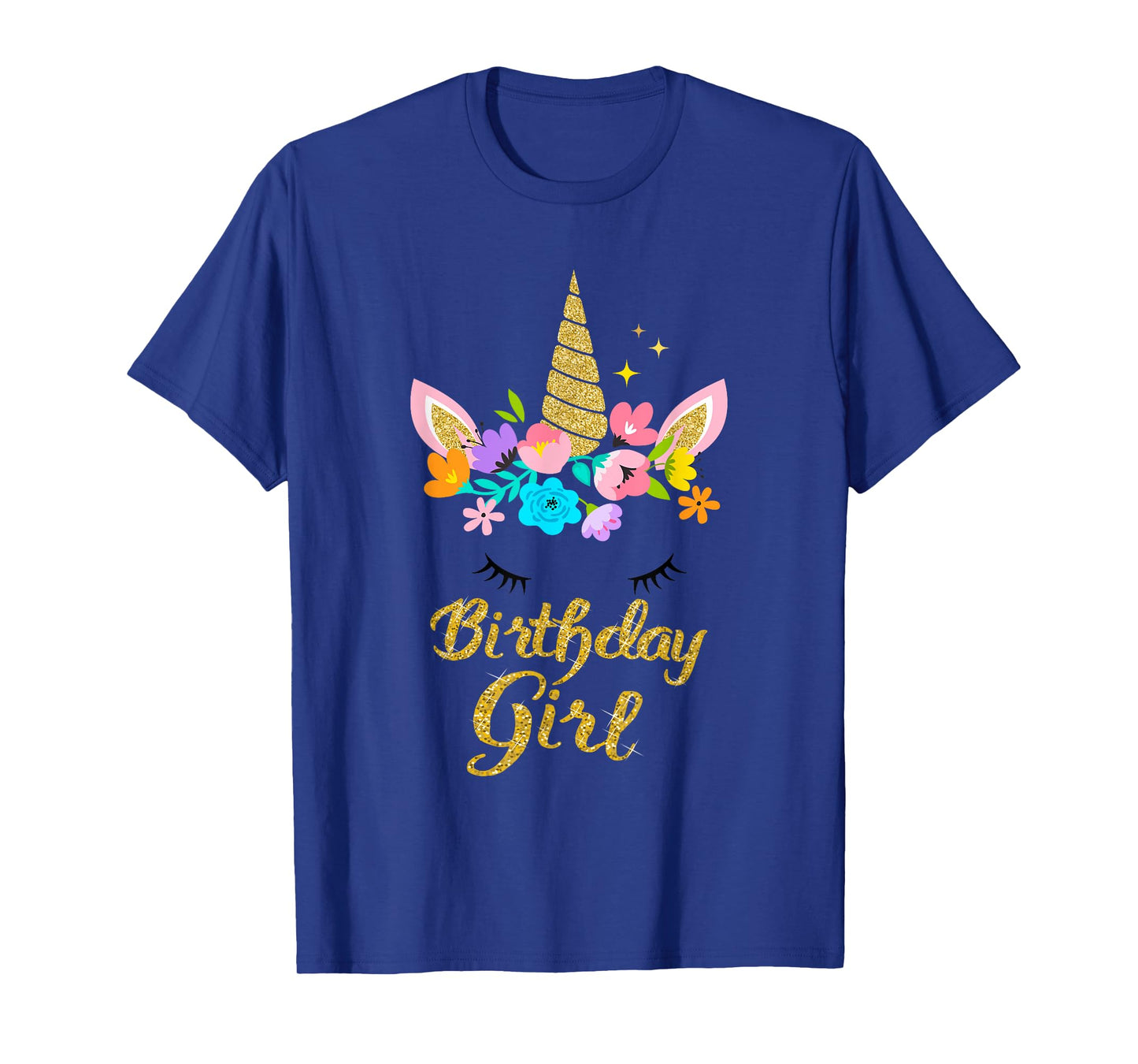 Unicorn Birthday Girl T-Shirt Gift Birthday Present For Girl T-Shirt