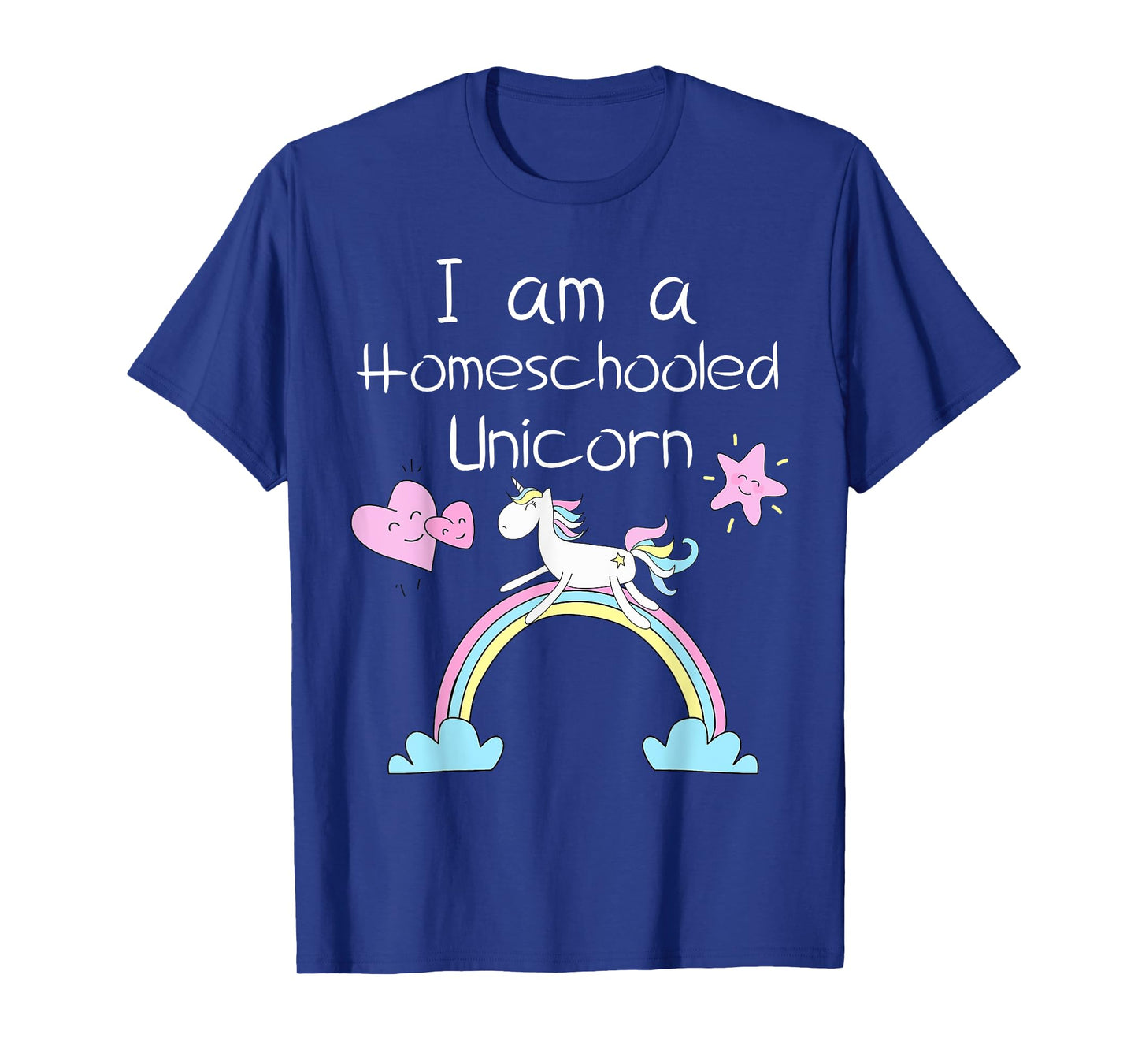 Homeschool Kids Shirts Im A Homeschooled Unicorn T-Shirt