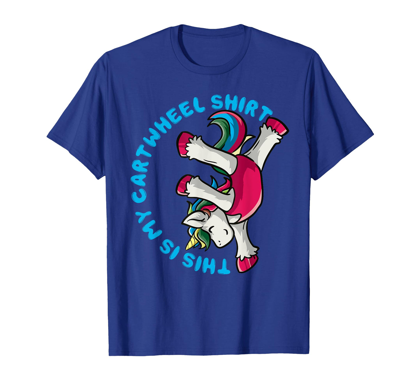 Gymnastics Girl This Is My Cartwheel Shirt Unicorn Gymnast T-Shirt