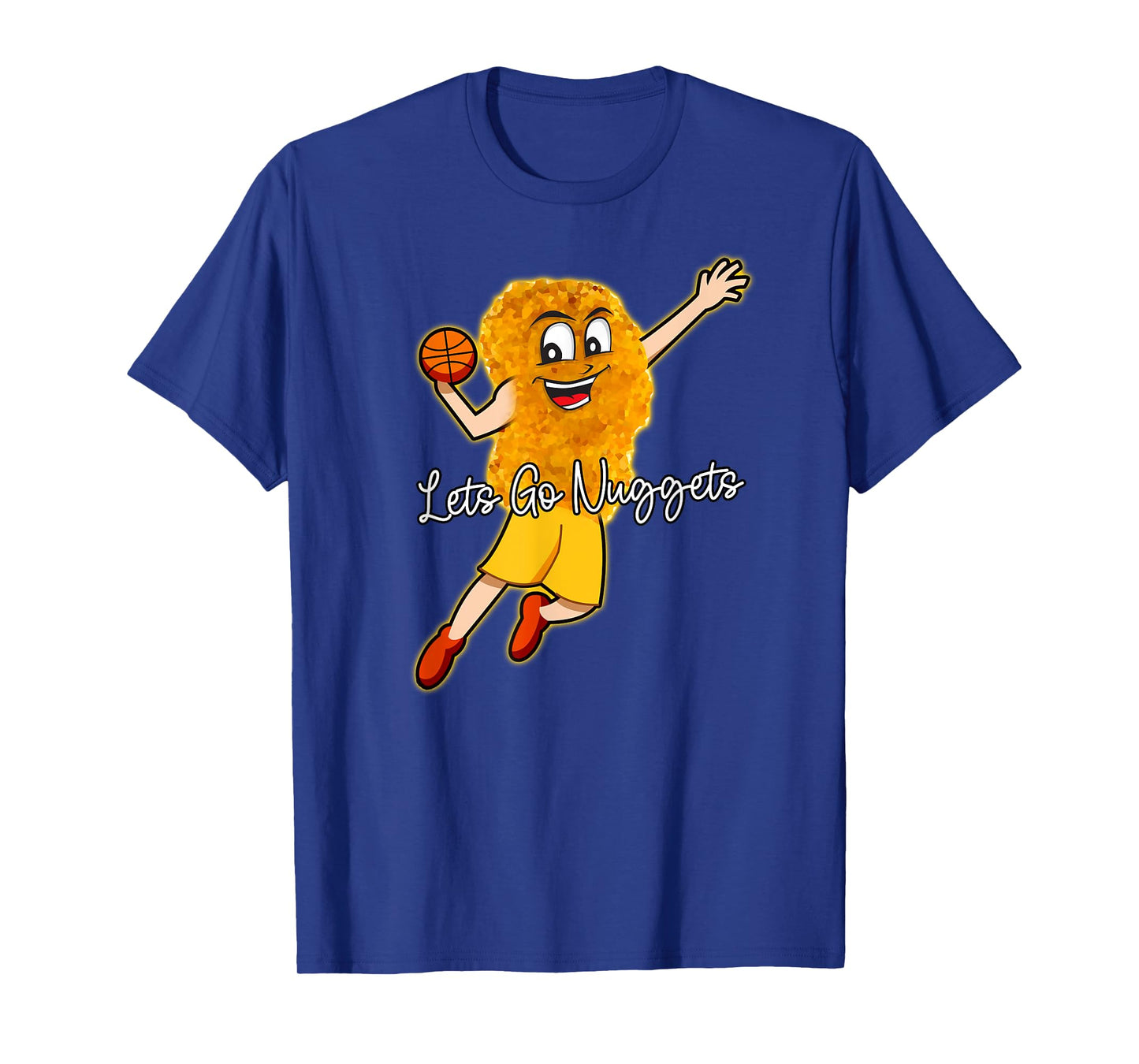 Lets Go Nuggets - Chicken Nugget Basketball Player T-Shirt