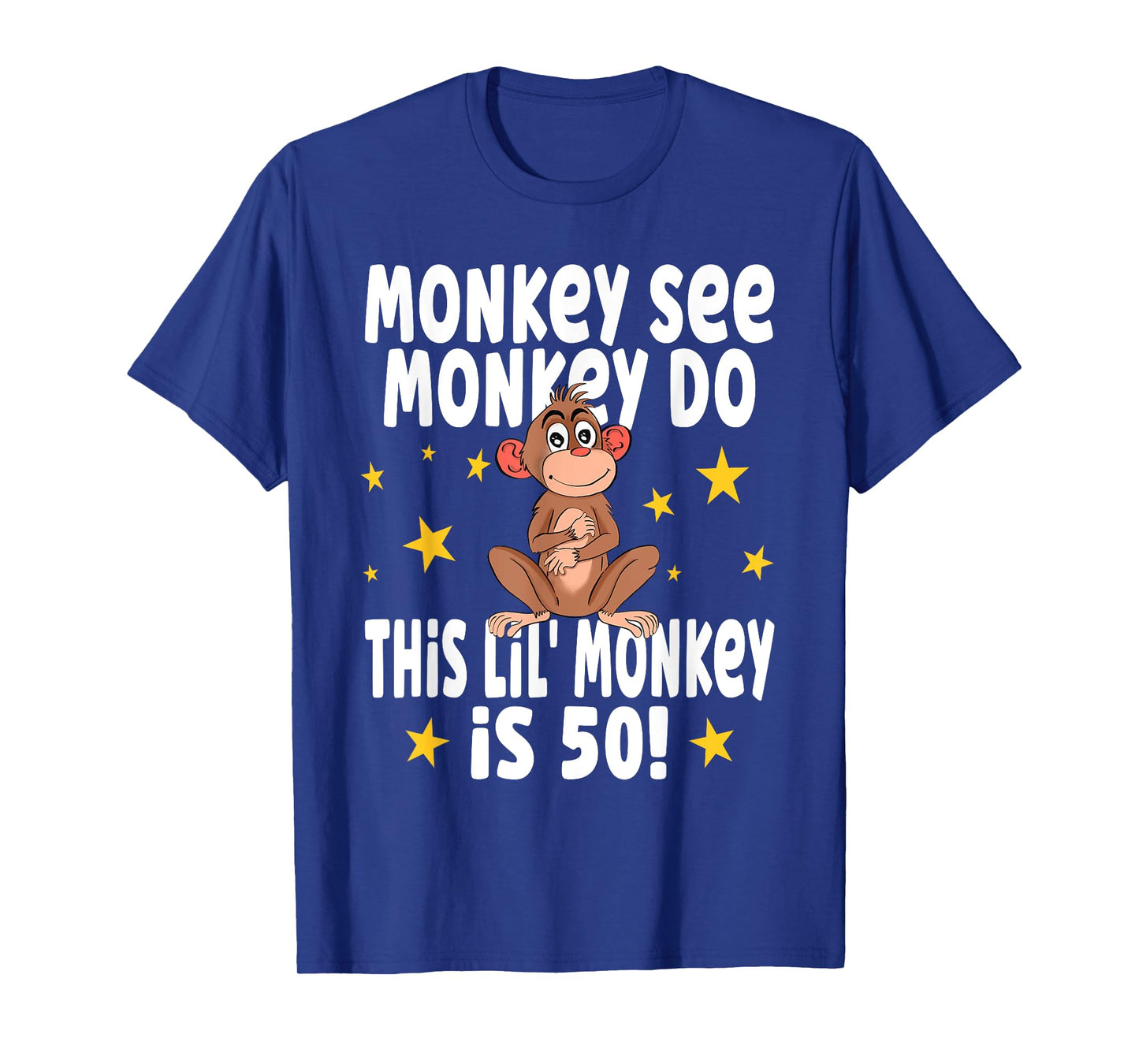 Monkey See Monkey Do 50 Year Old - 50th Birthday Party T-Shirt