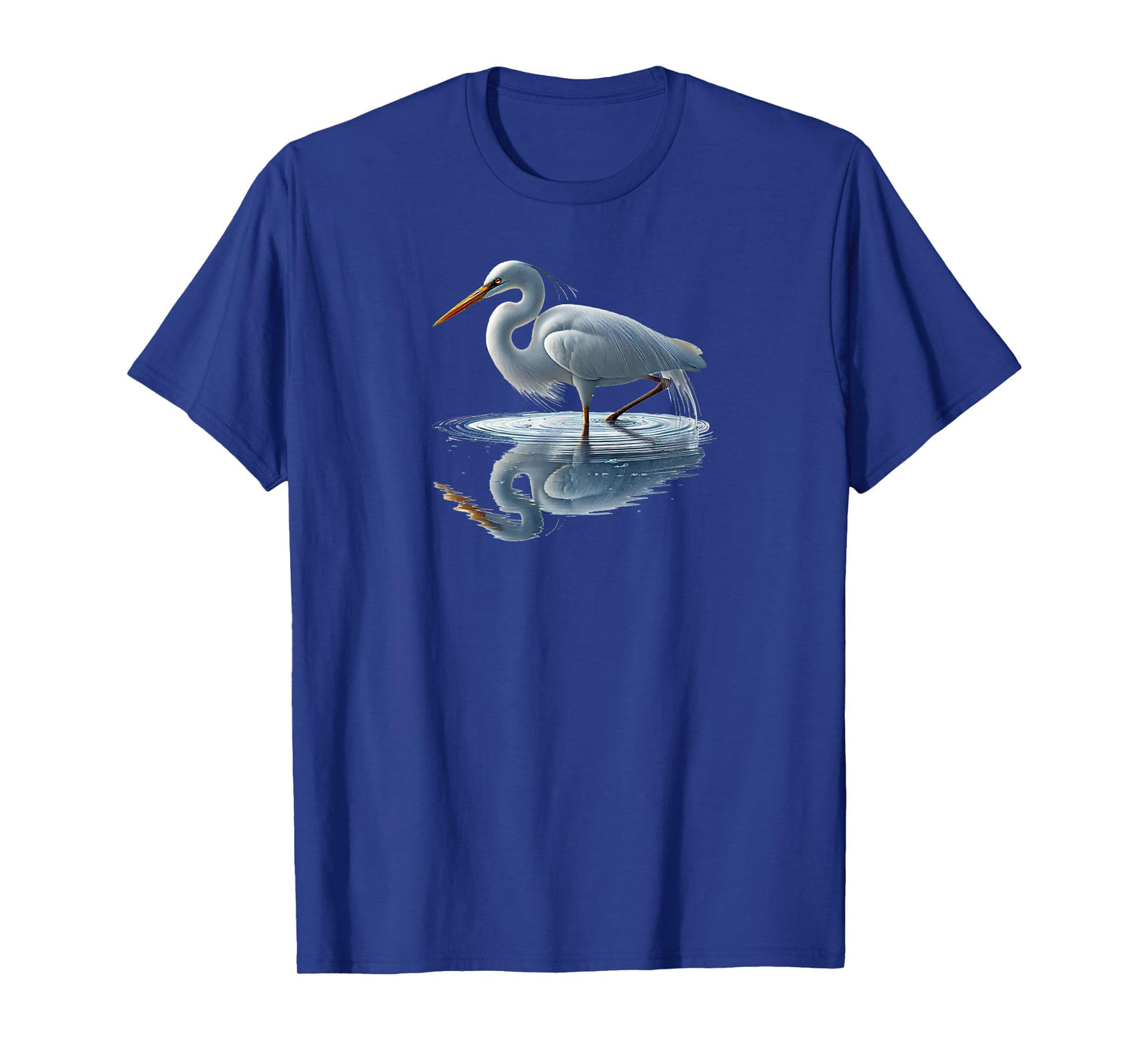 Bird Series. Great White Heron. T-Shirt