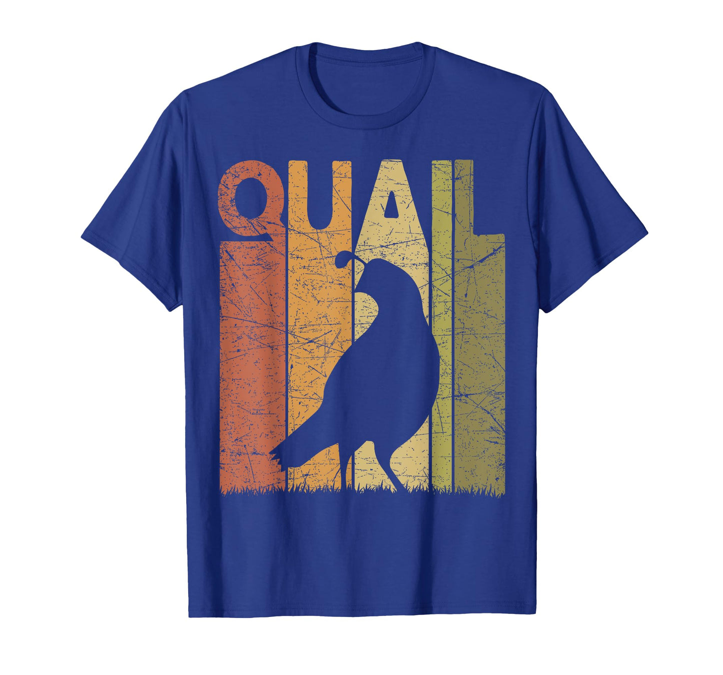 Quail Vintage Birdwatching Quail Retro Ornithology Birding T-Shirt