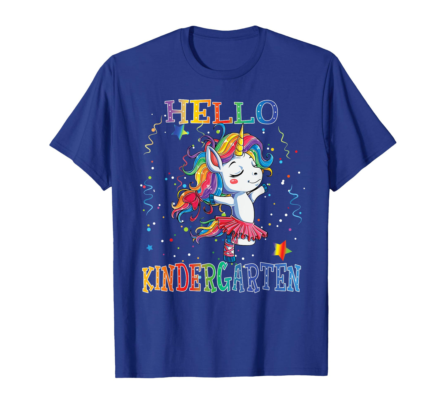 Hello Kindergarten Cute Unicorn First Day Of School Gifts T-Shirt