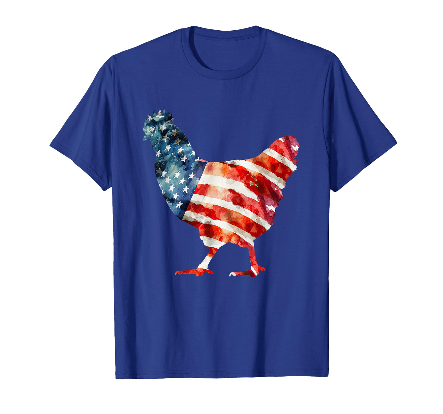 USA Chicken 4th of July Chicken American Flag T-Shirt for Women Kids Men