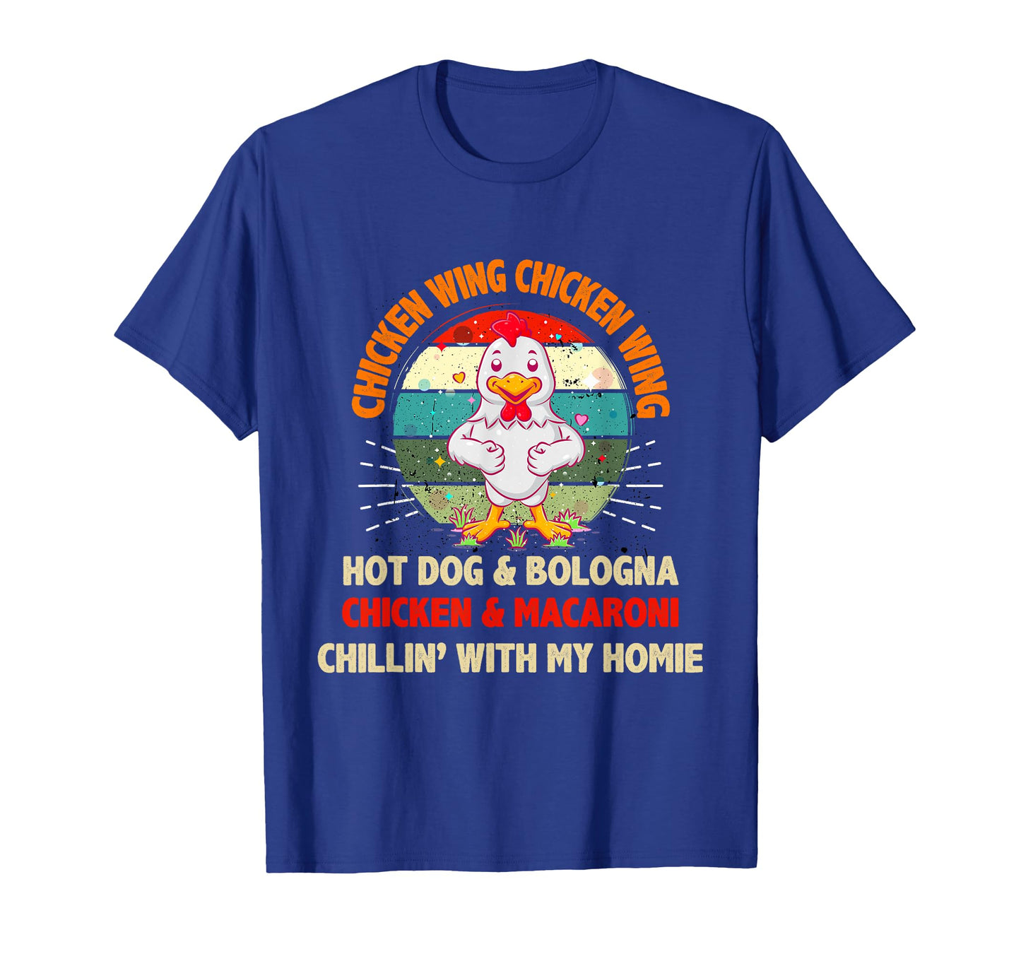 Kids Chicken Wing Chicken Wing Hot Dog and Bologna Toddlers T-Shirt