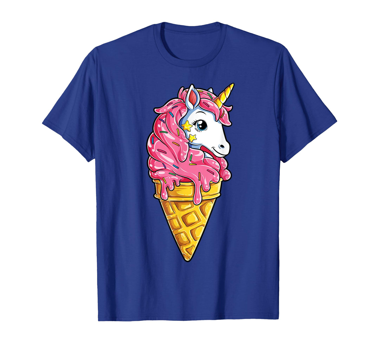 Unicone Unicorn T shirt Ice Cream Cone Rainbow Gifts Girls T-Shirt