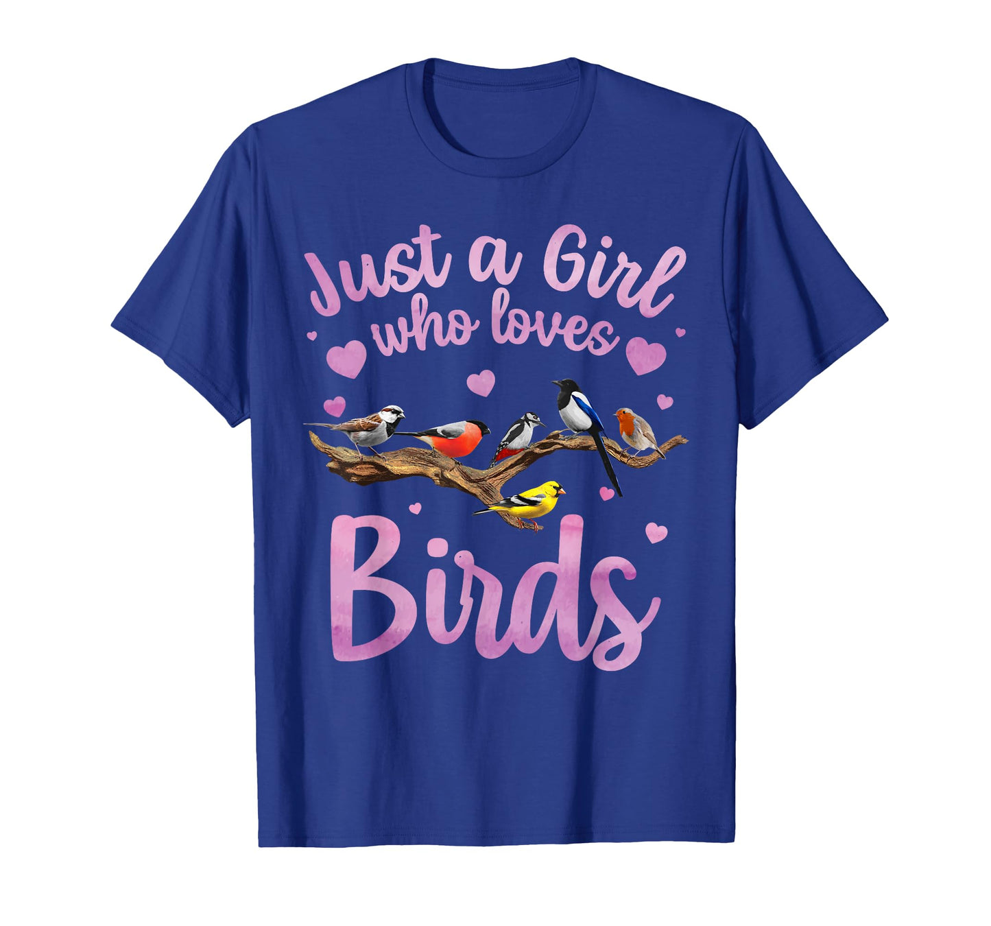 Cool Bird Watcher Art For Women Girls Birding Nerd Birder T-Shirt