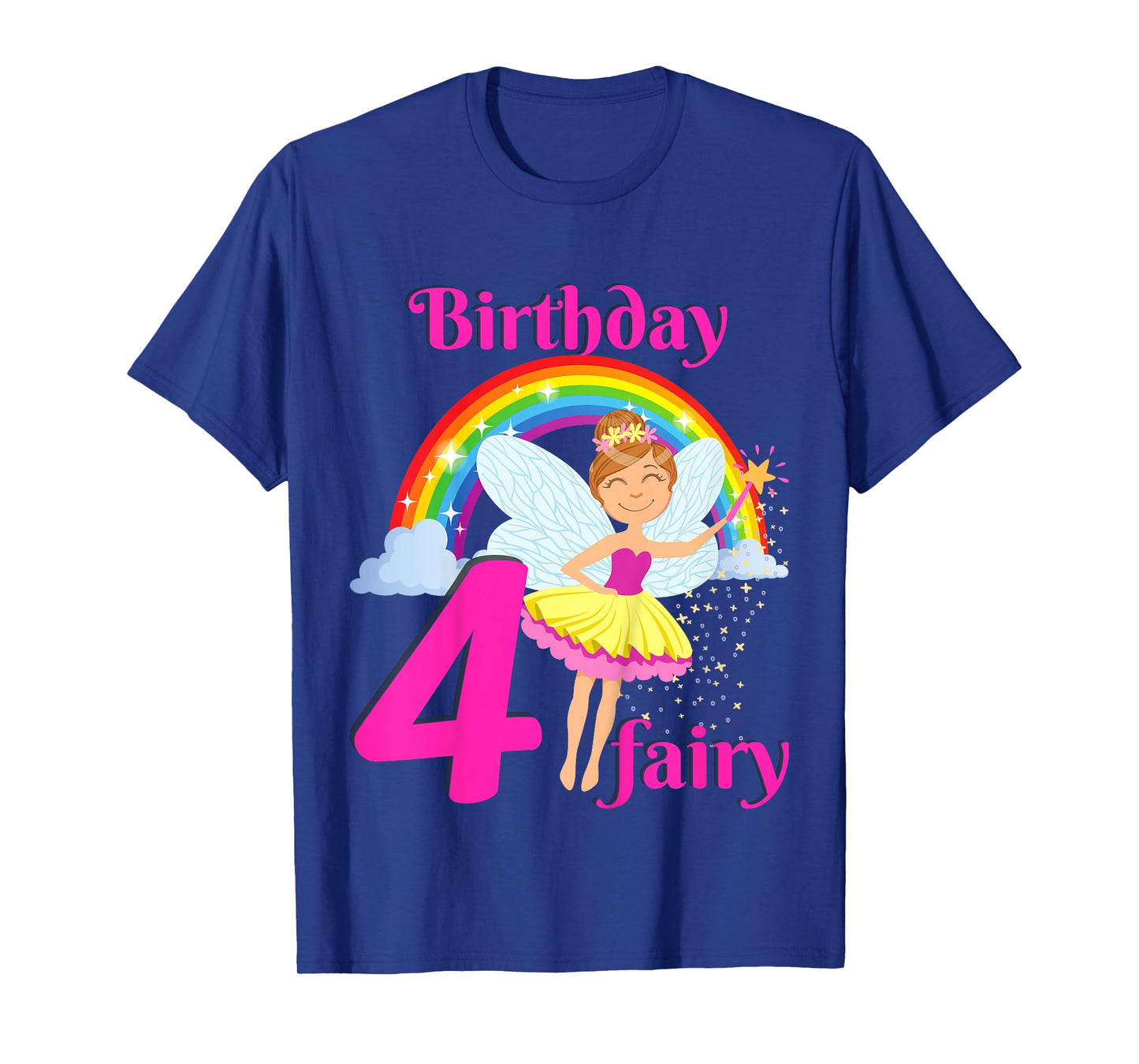 Kids Fairy Birthday Party 4 years old Fairy Birthday Party Theme T-Shirt