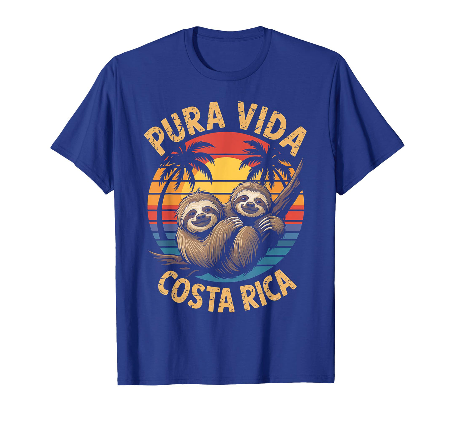 Vacation Tropical Pura Vida Sloth Costa Rica T-Shirt