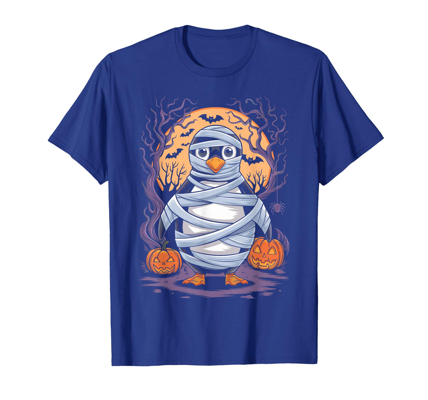 Funny Mummy Penguin Lovers Spooky Halloween Costume T-Shirt