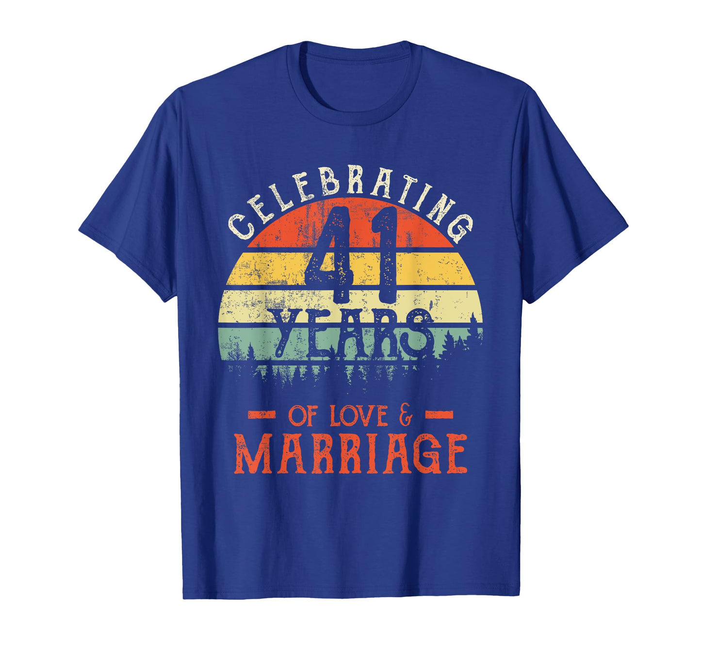 Legends Vintage 41 years marriage anniversary Crew His/Her T-Shirt