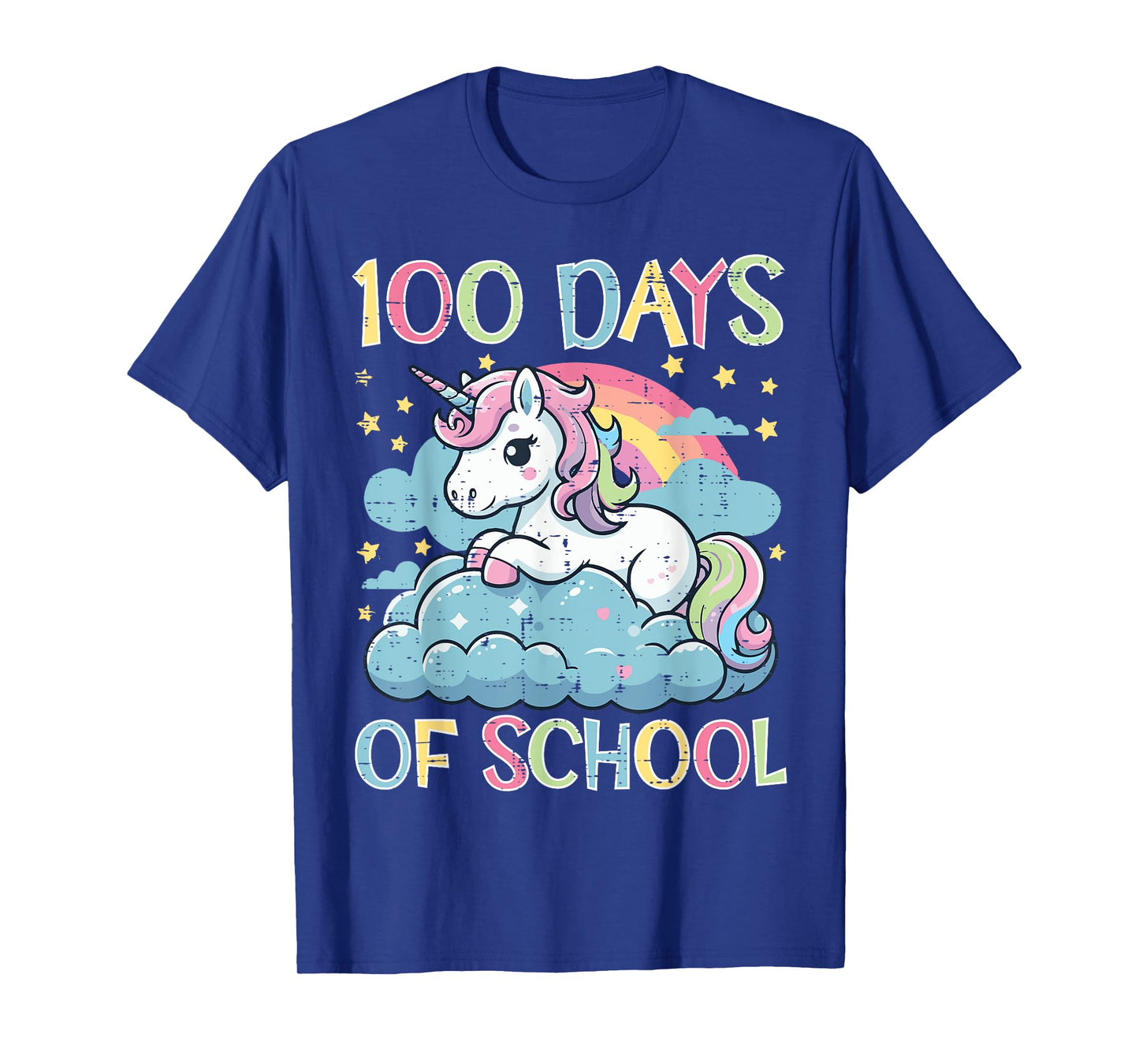 100 Days School Unicorn 100th Day Girls Kids Toddler Women T-Shirt