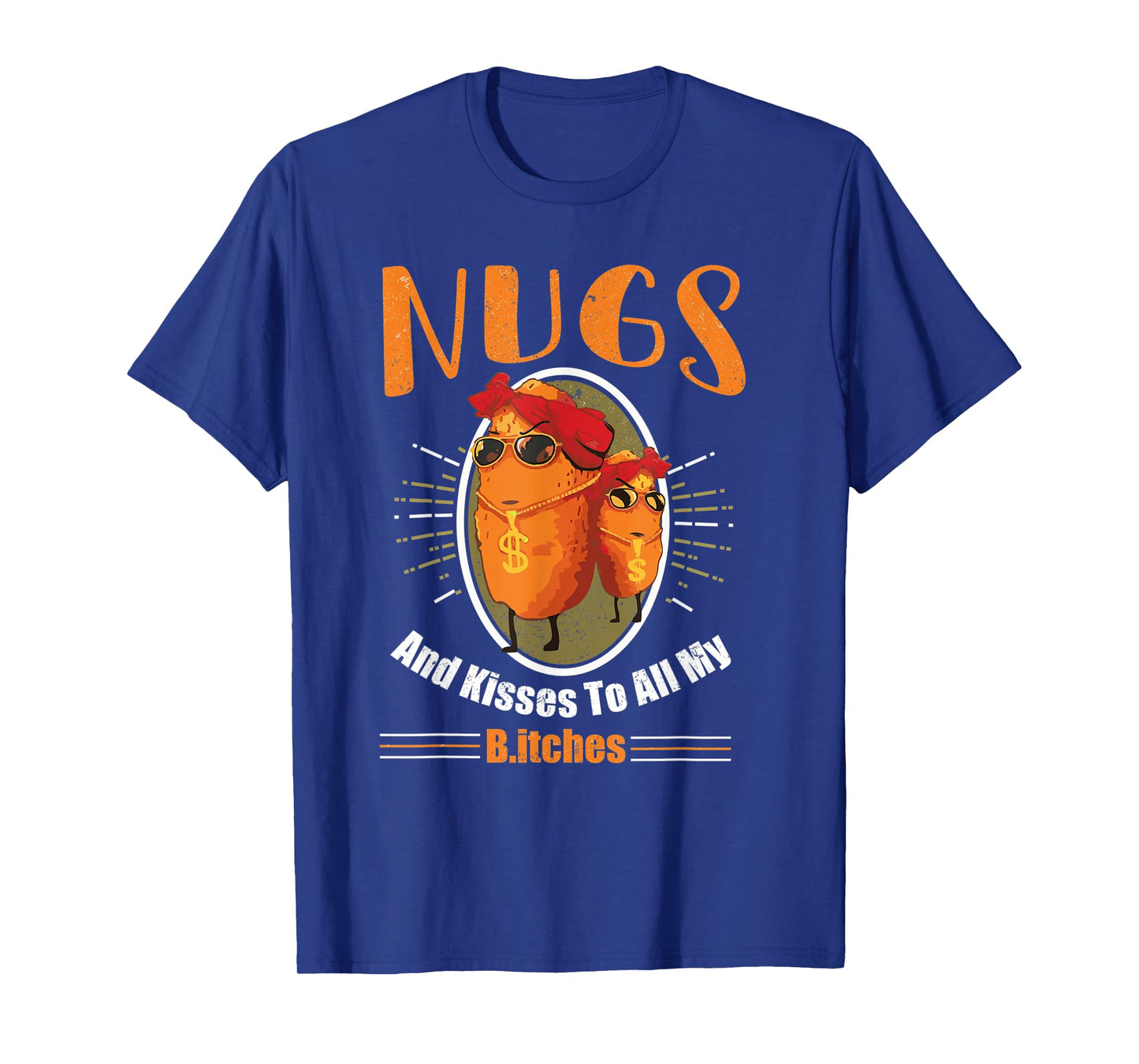 Vintage Nugs and Kisses to All my B Funny Retro T-Shirt