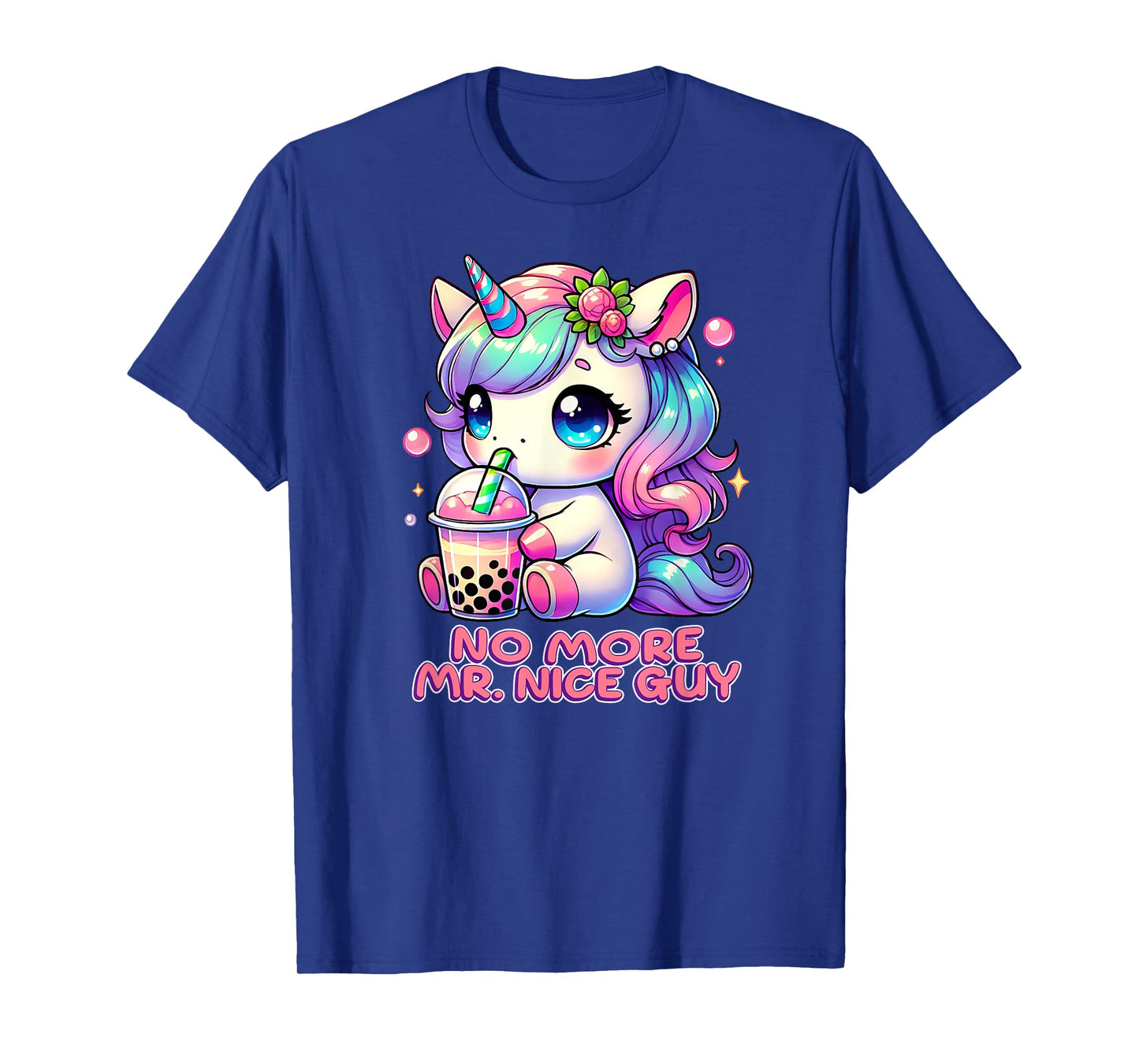 NO MORE MR NICE GUY Cute Unicorn Adult Kawaii Alpha Male T-Shirt