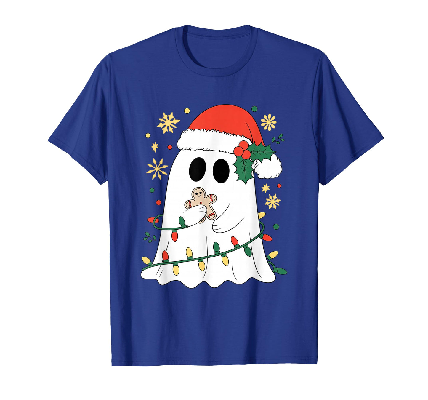 Ghost Christmas Santa Spooky Christmas T-Shirt