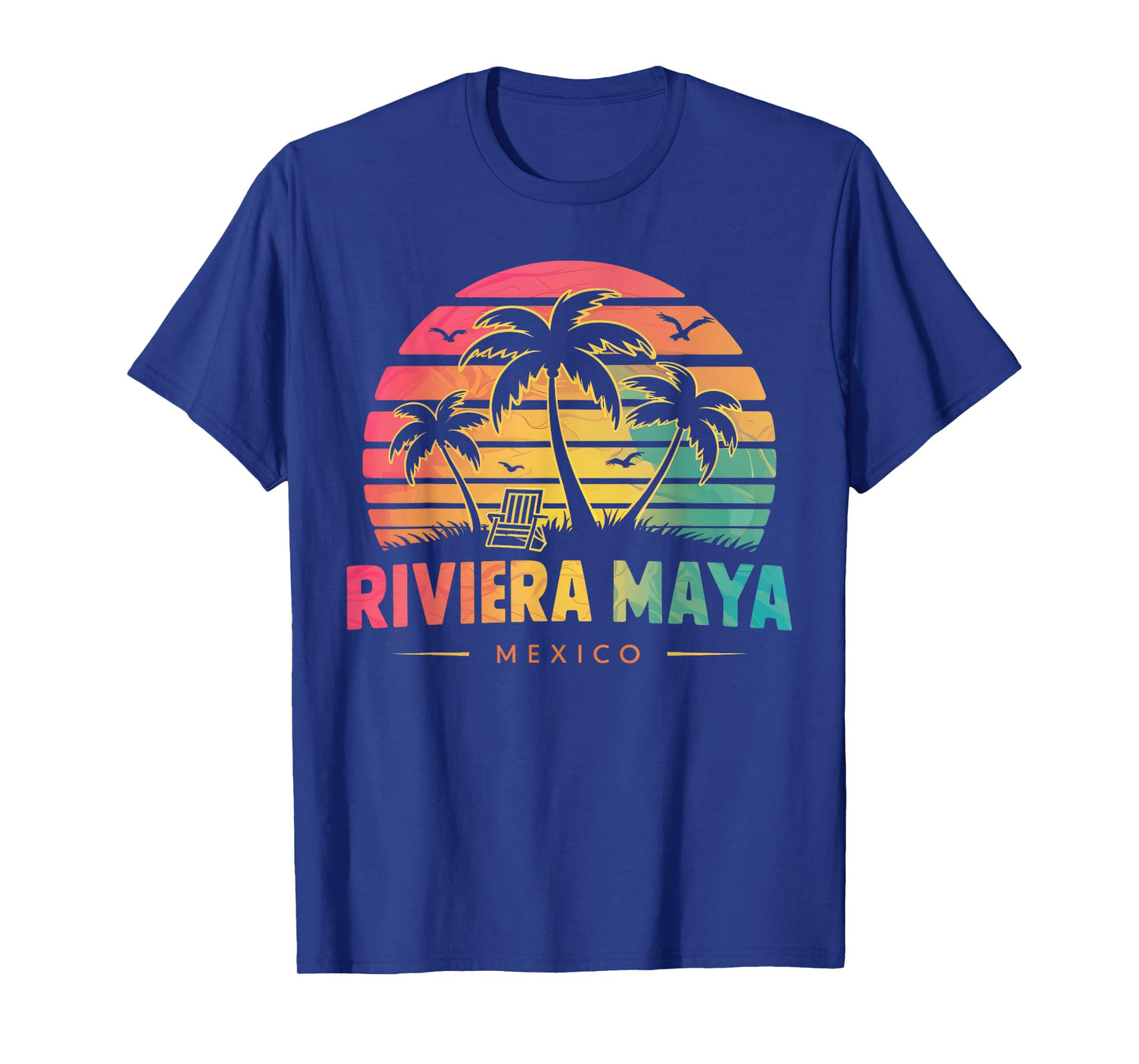 Riviera Maya Mexico Tropical Sunset beach Souvenir Vacation Men Women Kids T-Shirt