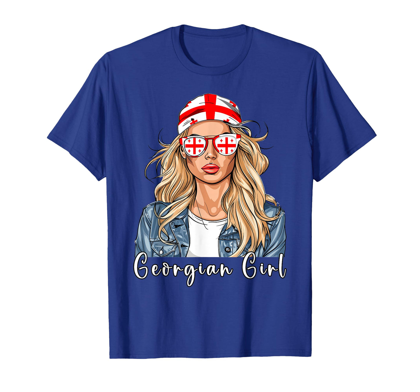 Georgian Flag Souvenirs Woman Girl Products Georgia T-Shirt