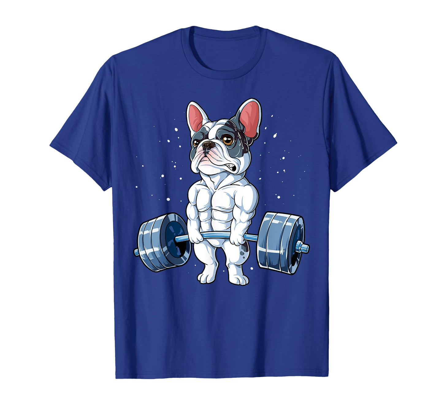 French Bulldog Weightlifting Funny Deadlift Men Fitness Gym T-Shirt