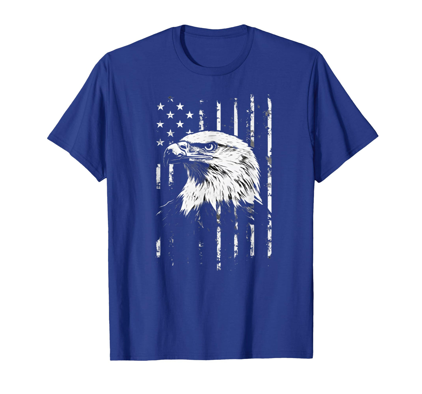 Patriotic American Eagle Men Women 4th of July USA Flag T-Shirt