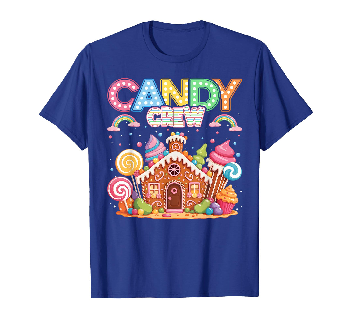 Merry Christmas Candy Crew Squad Matching Xmas Boy Girl Kid T-Shirt