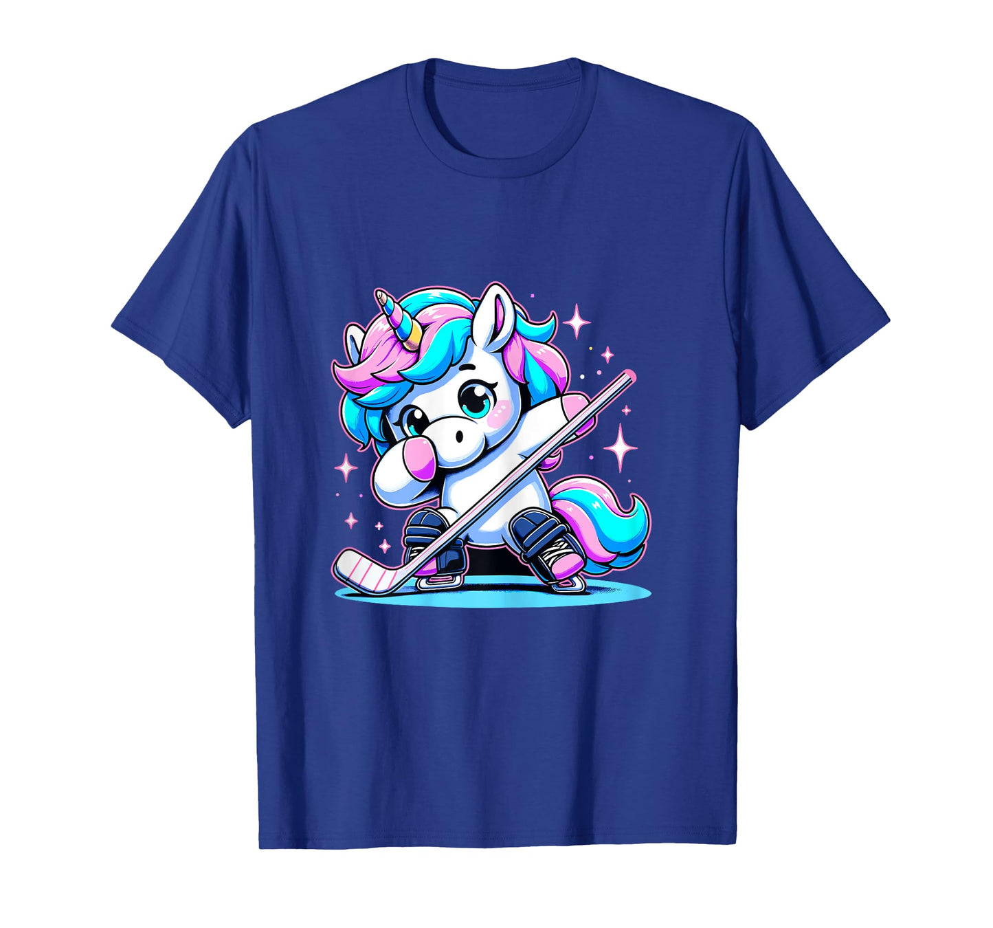 Ice Hockey Unicorn Kawaii Ice Hockey Sister Mom T-Shirt