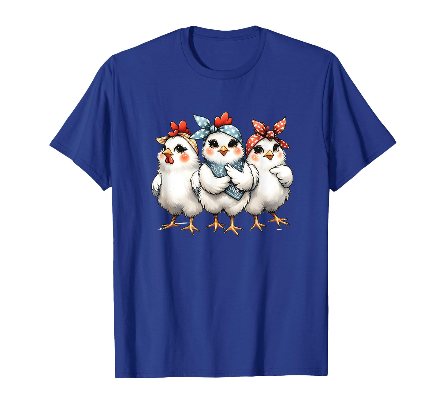 Chicks With Bandanas For Kids Girls Women T-Shirt