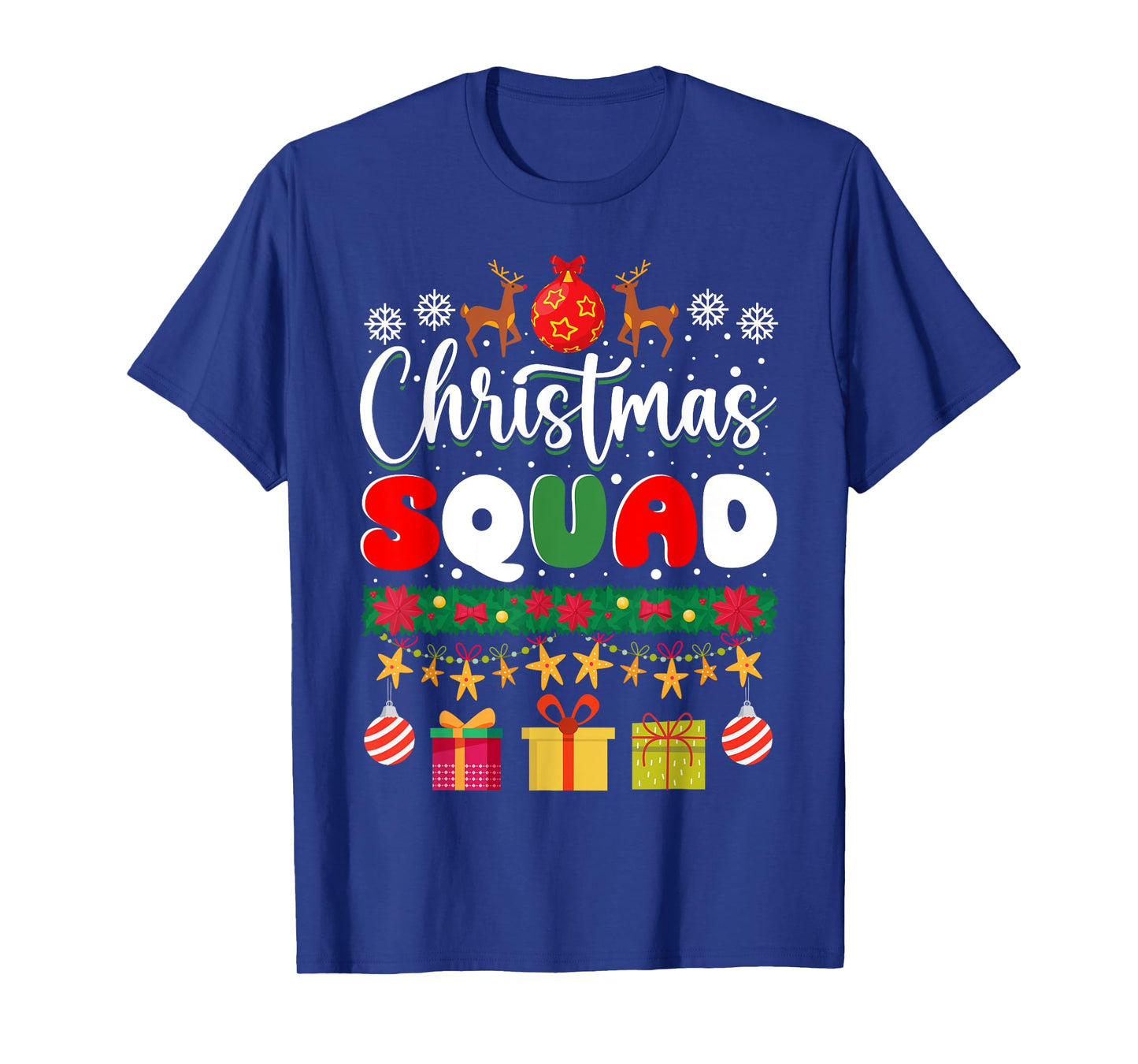 Christmas Squad Family Matching Group Christmas Xmas T-Shirt