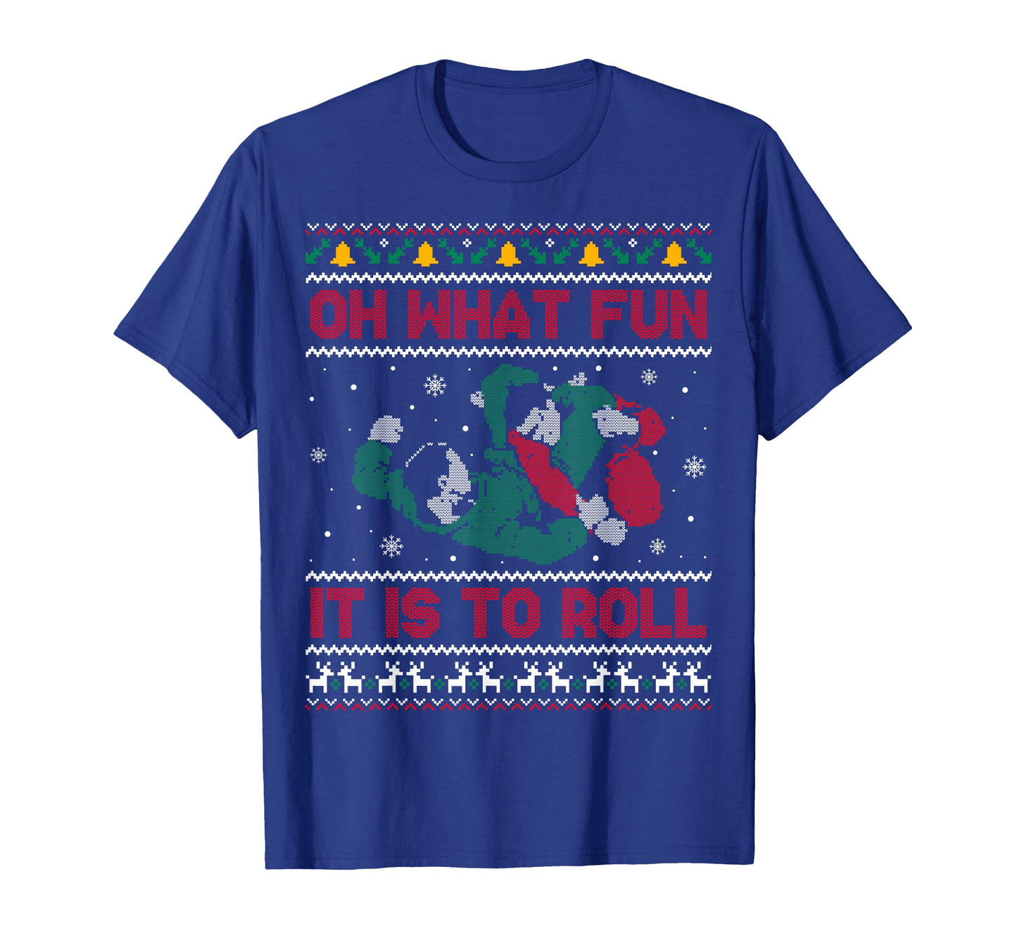 Jiu Jitsu BJJ Ugly Christmas Sweater MMA Funny Xmas T-Shirt
