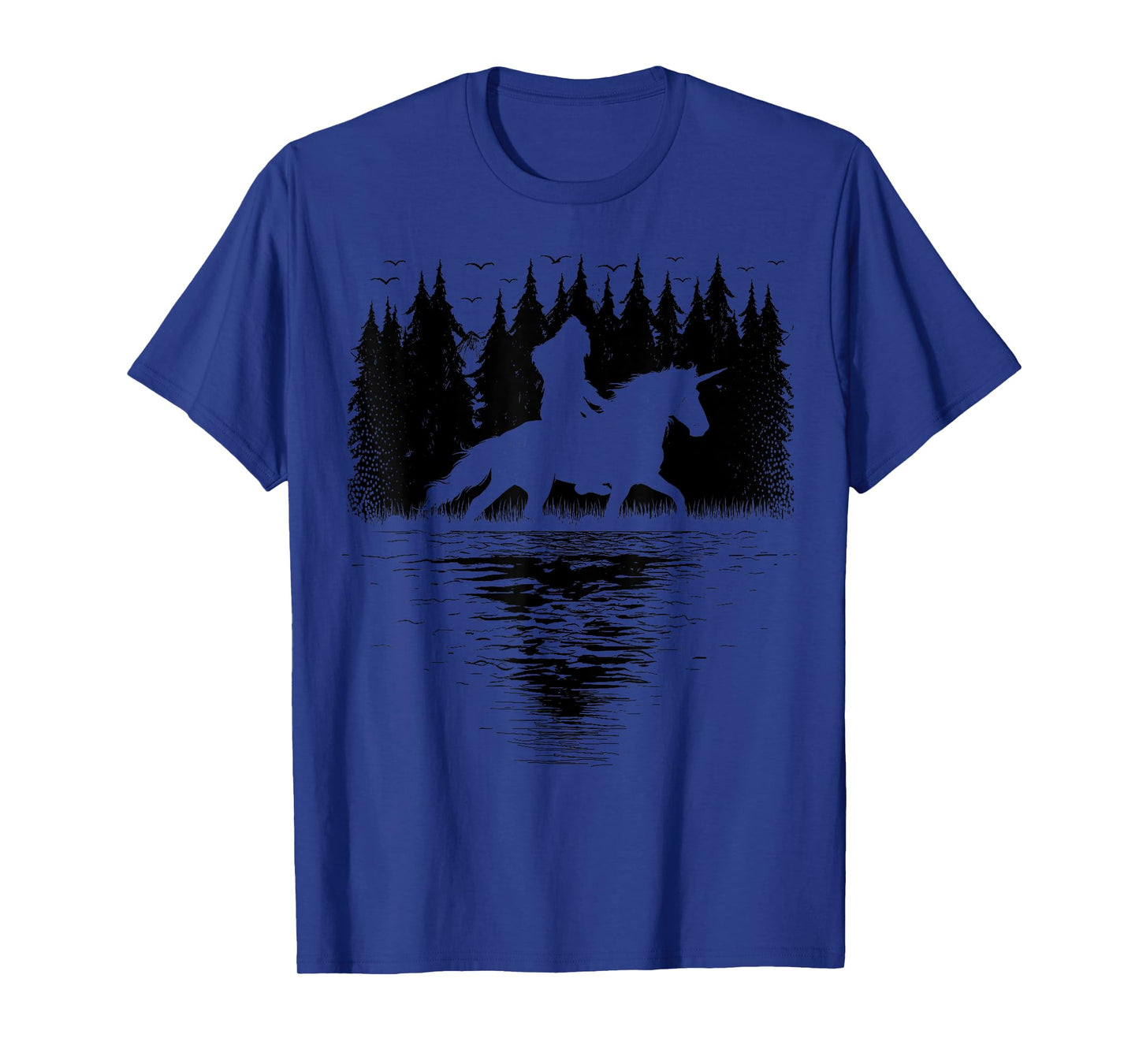 Funny Bigfoot Riding Unicorn! For men Women Kids! Sasquatch T-Shirt