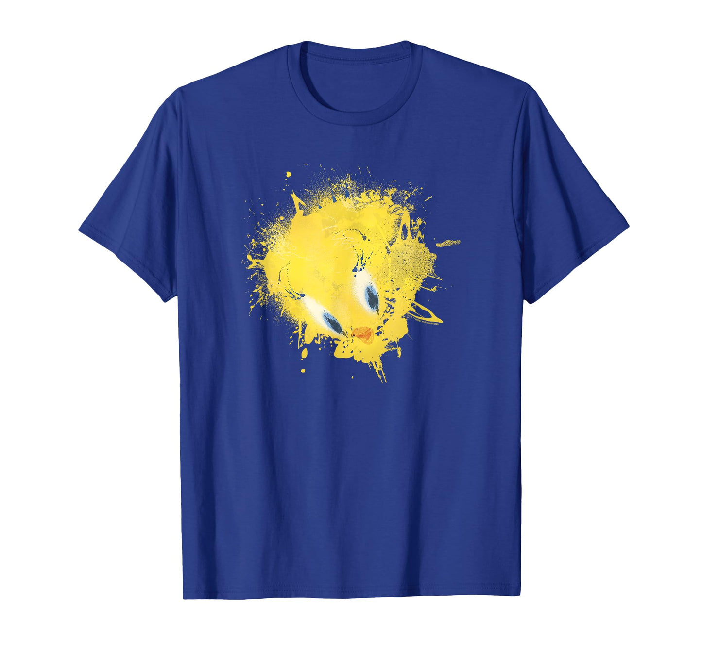 WB100 Looney Tunes Tweety Bird Paint Splat Portrait T-Shirt