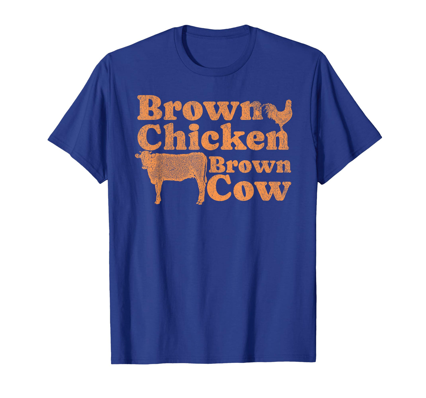 1970s Music Bow Chicka Wow Wow Joke Brown Chicken Brown Cow T-Shirt