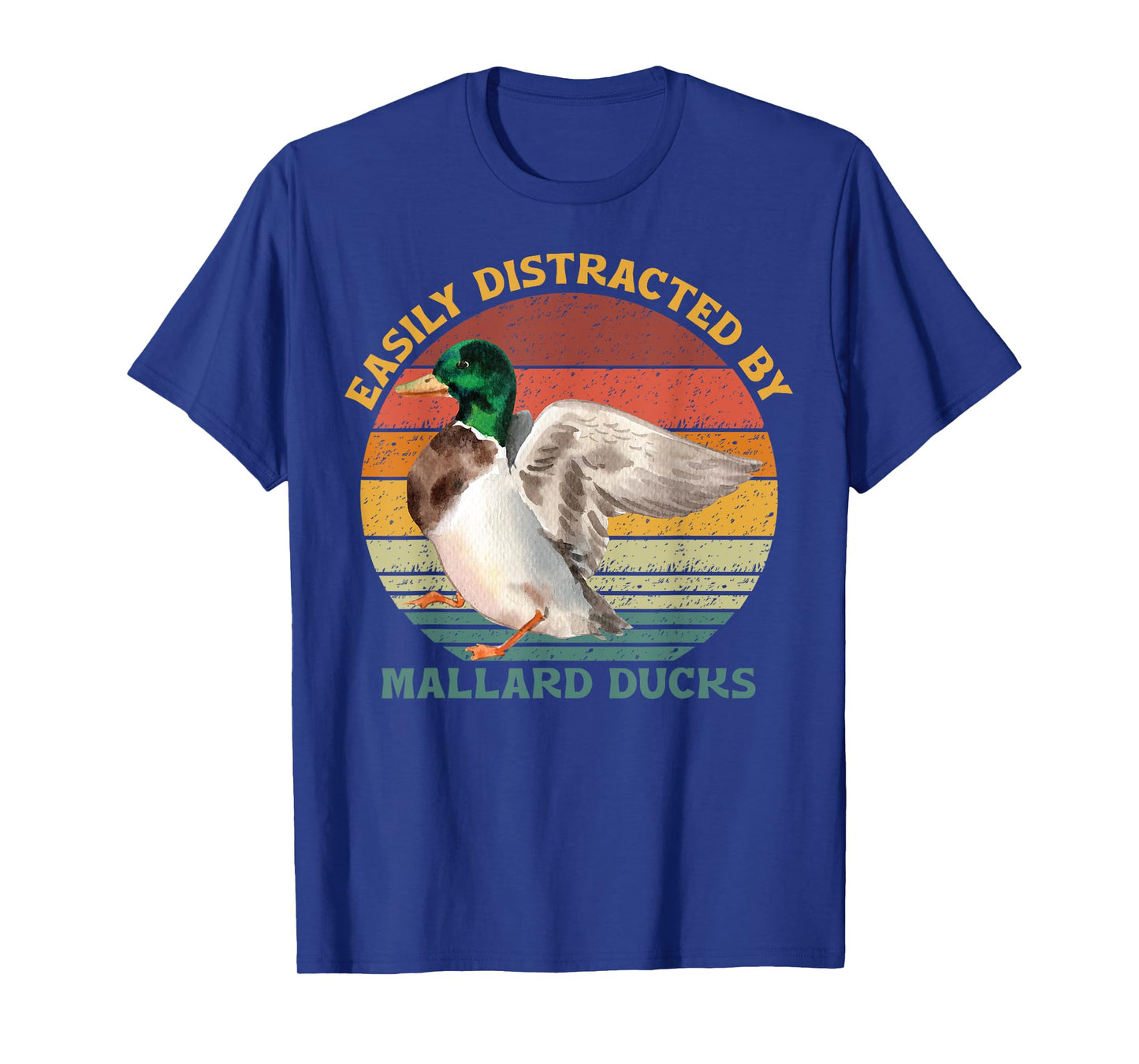 Funny Waterfowl Wild Birds Easily Distracted By Mallard Duck T-Shirt