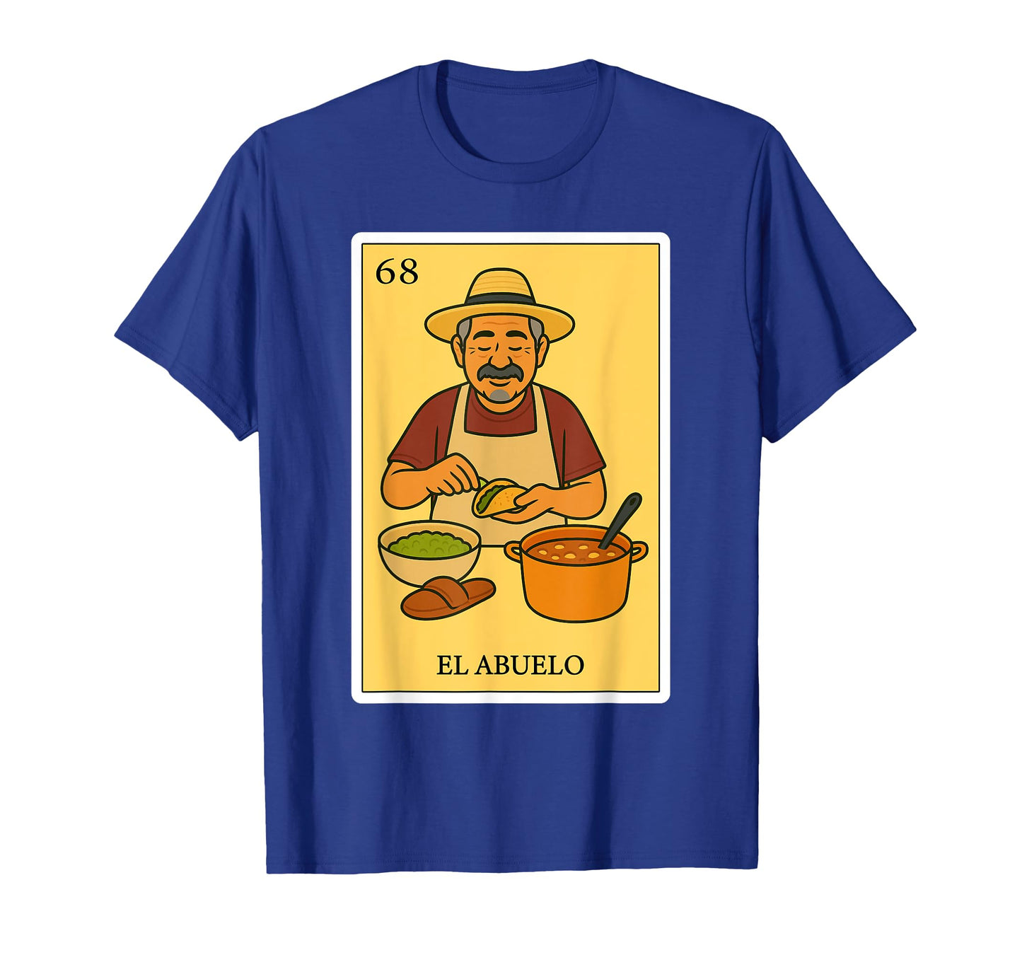 El Abuelo en la Cocina Spanish-Mexican Bingo Gift for Abuela T-Shirt