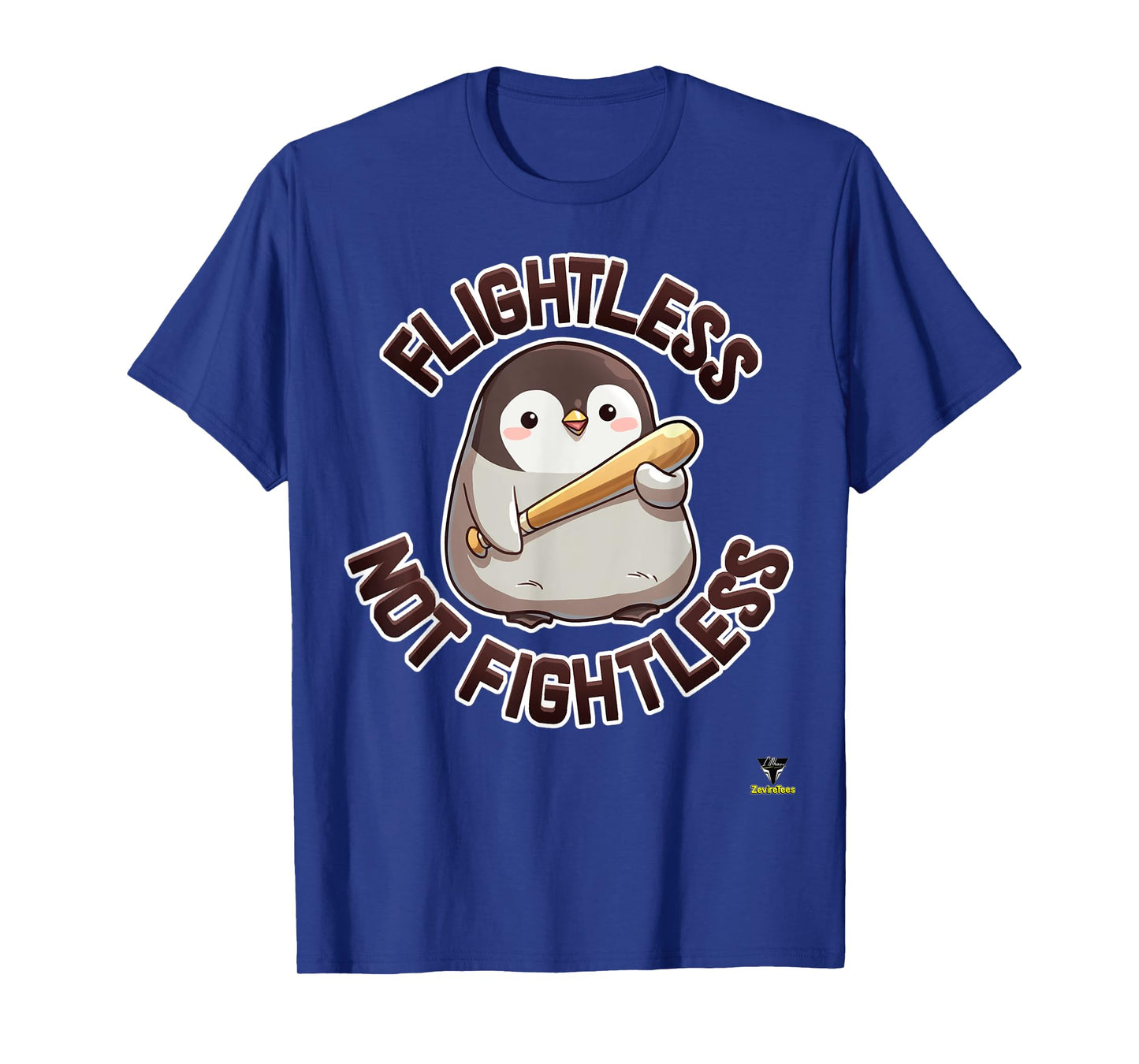 Flightless not Fightless - a menacing penguin T-Shirt