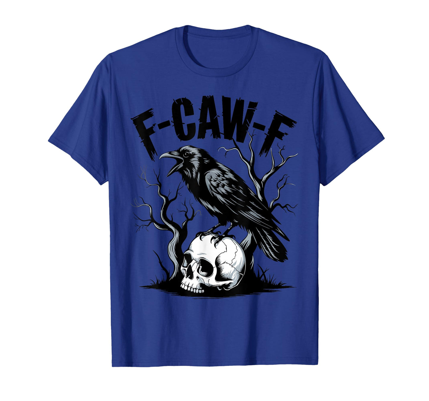 Black Crow, F-Caw-F Funny Black Bird T-Shirt