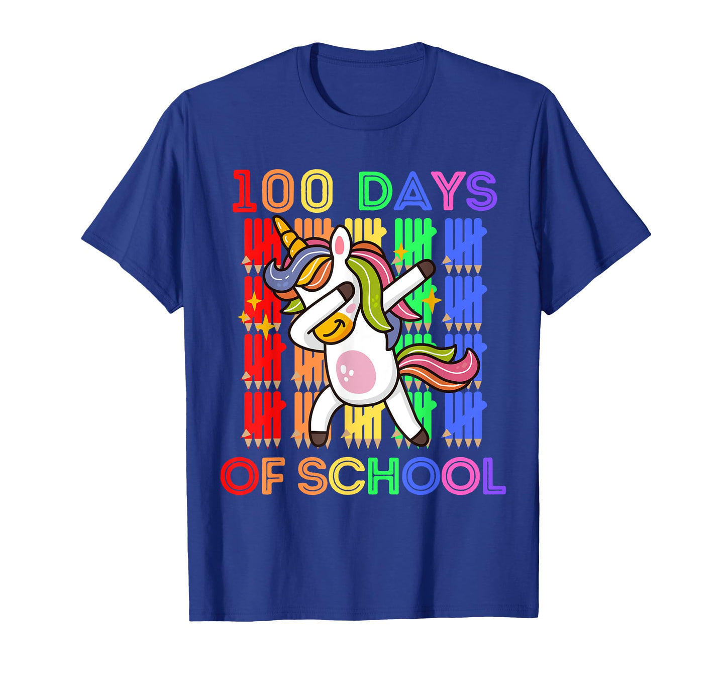 100 Days Of School Shirt Unicorn 100 Days Smarter 100th Day T-Shirt