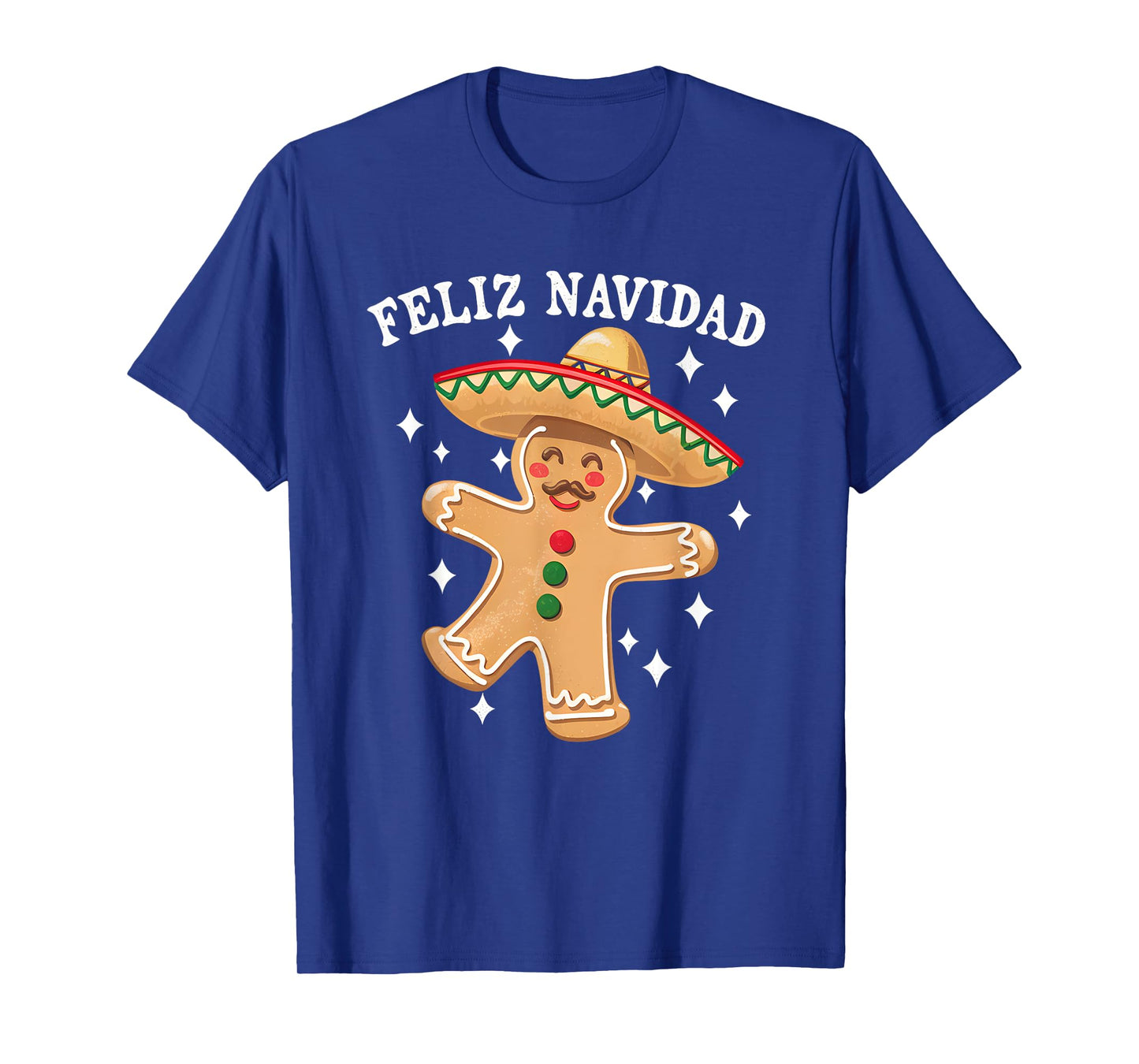 Feliz Navidad Merry Christmas Xmas Lights Pajamas Cookie T-Shirt