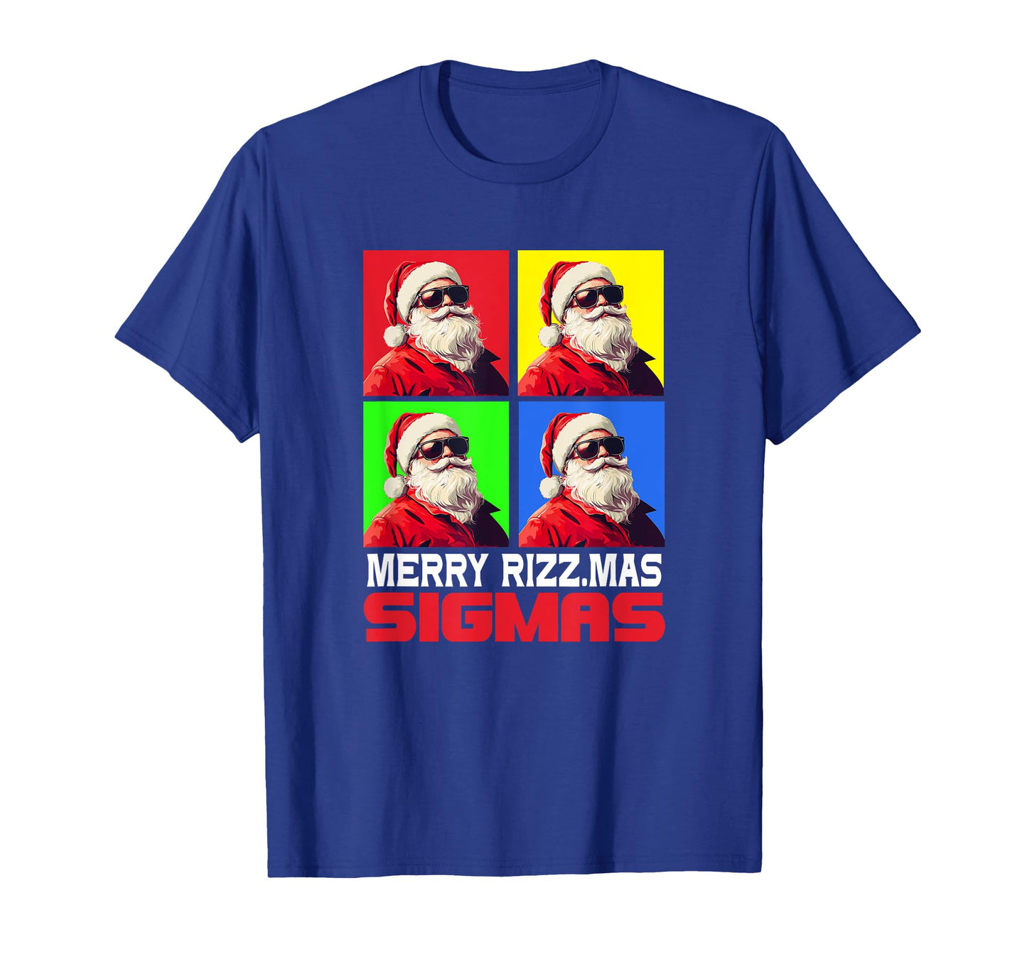 Merry Rizzmas Sigmas - Xmas Christmas Santa Claus T-Shirt