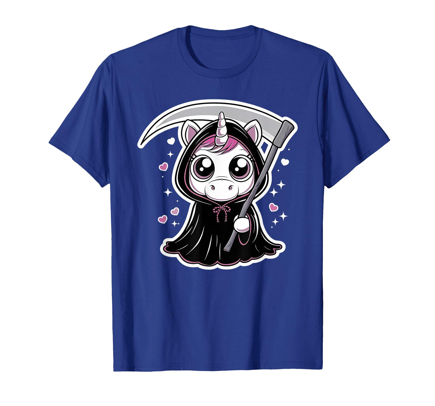 Kawaii Grim Reaper Unicorn T-Shirt