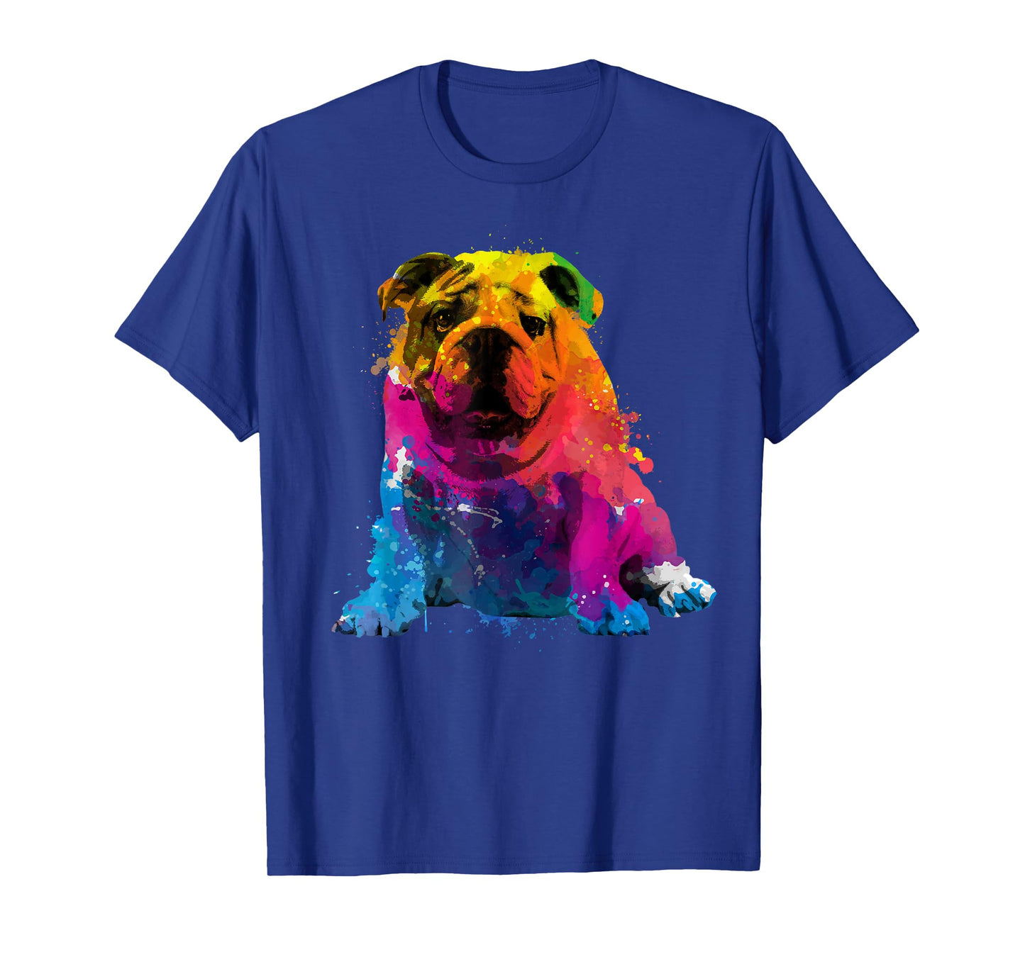 Cool Bulldog Art For Men Women Dog English Bulldog Lover T-Shirt