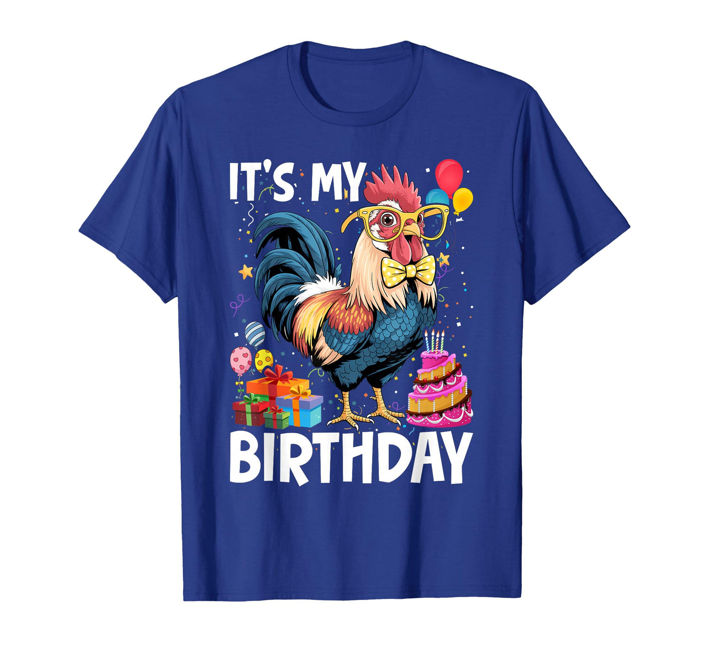 It's My Birthday, a Chicken Stamping Party for Girls T-Shirt